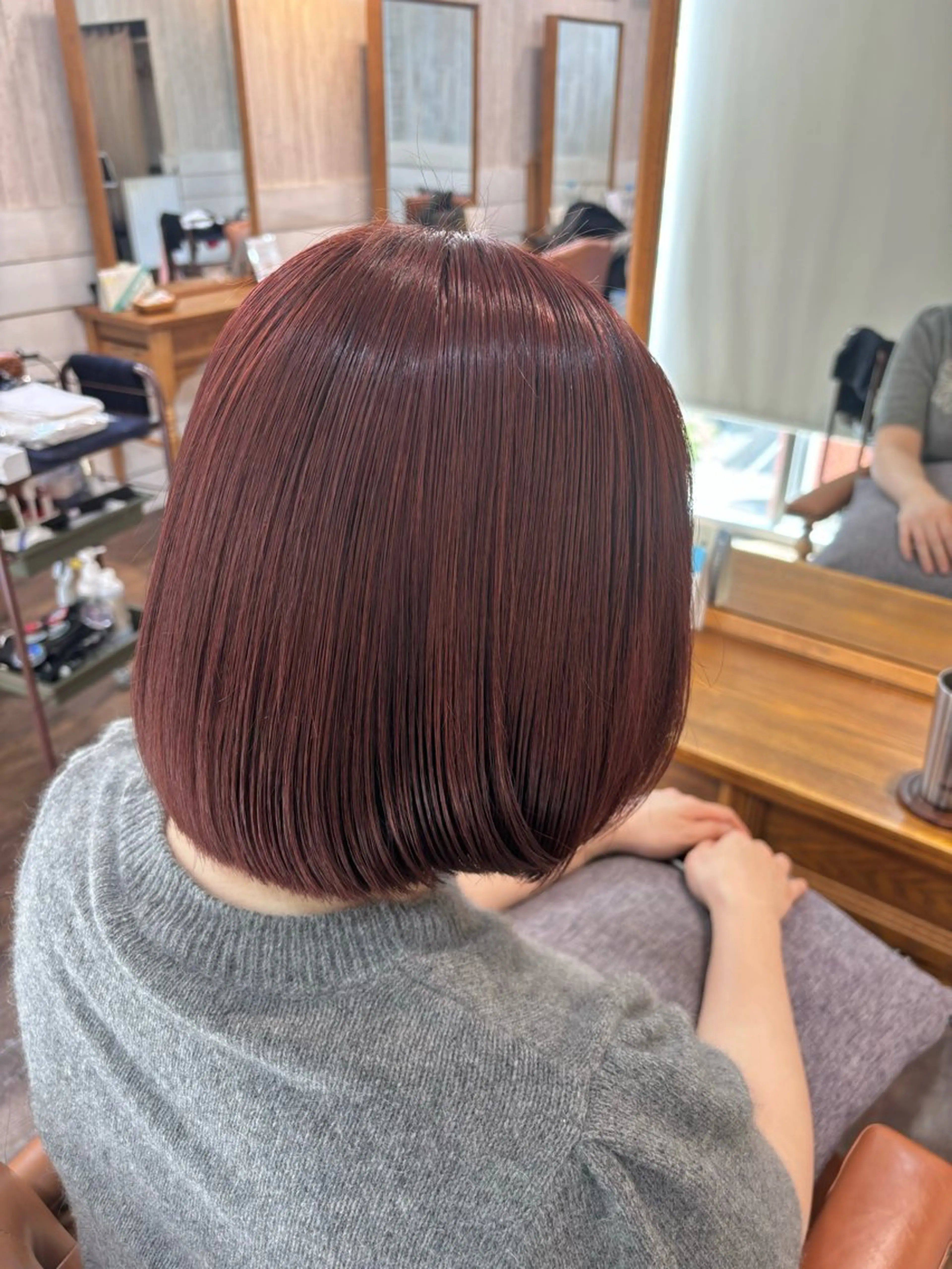 ミディアム ブリーチなし透明感 カラー✳︎ayaneのヘアスタイル