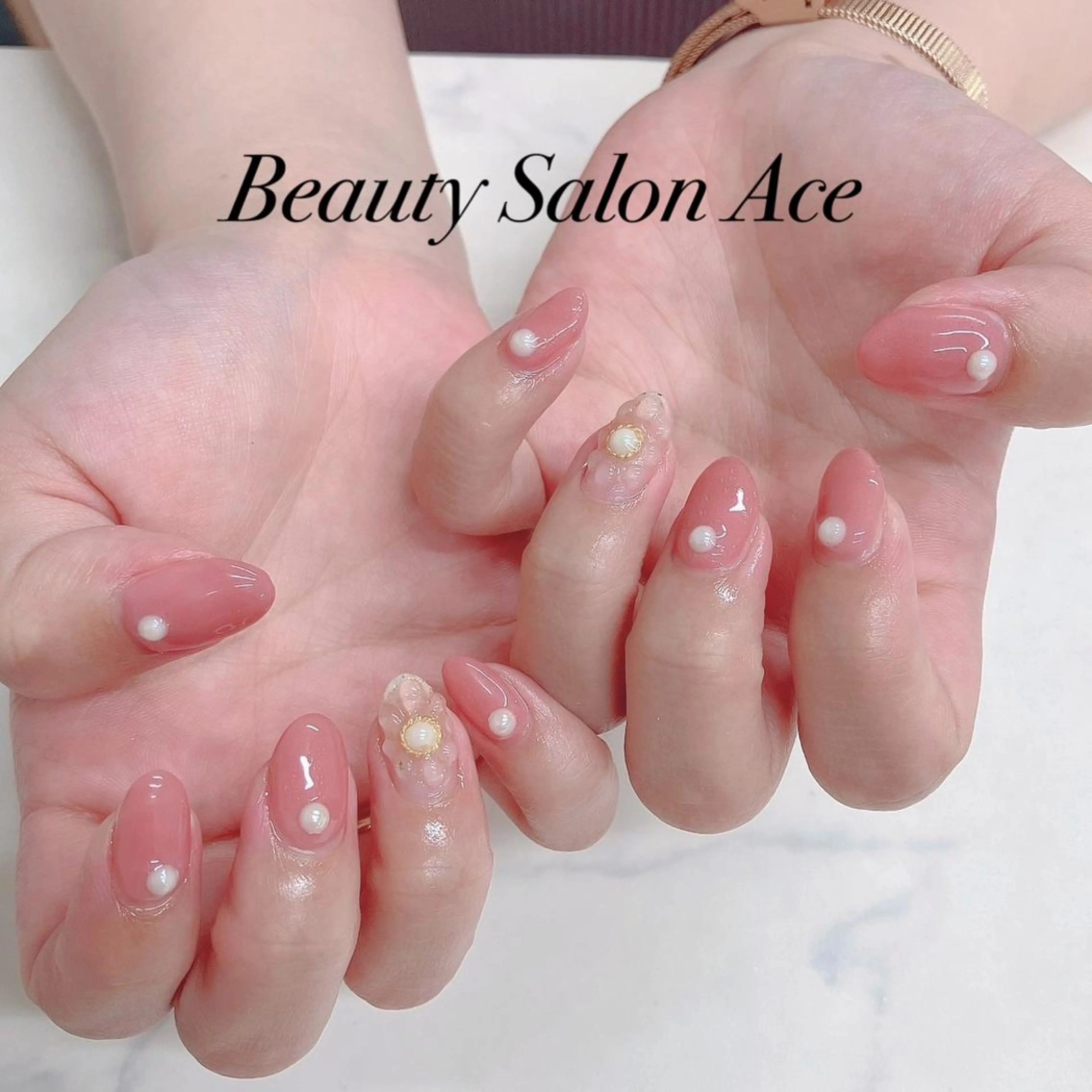 ネイル メンズネイル 夏ネイル ハンドネイル ハンドケア Beauty Salon Ace(ネイルサロン エース)所属・池袋フィルイン Ace♡長さだしのネイルデザイン