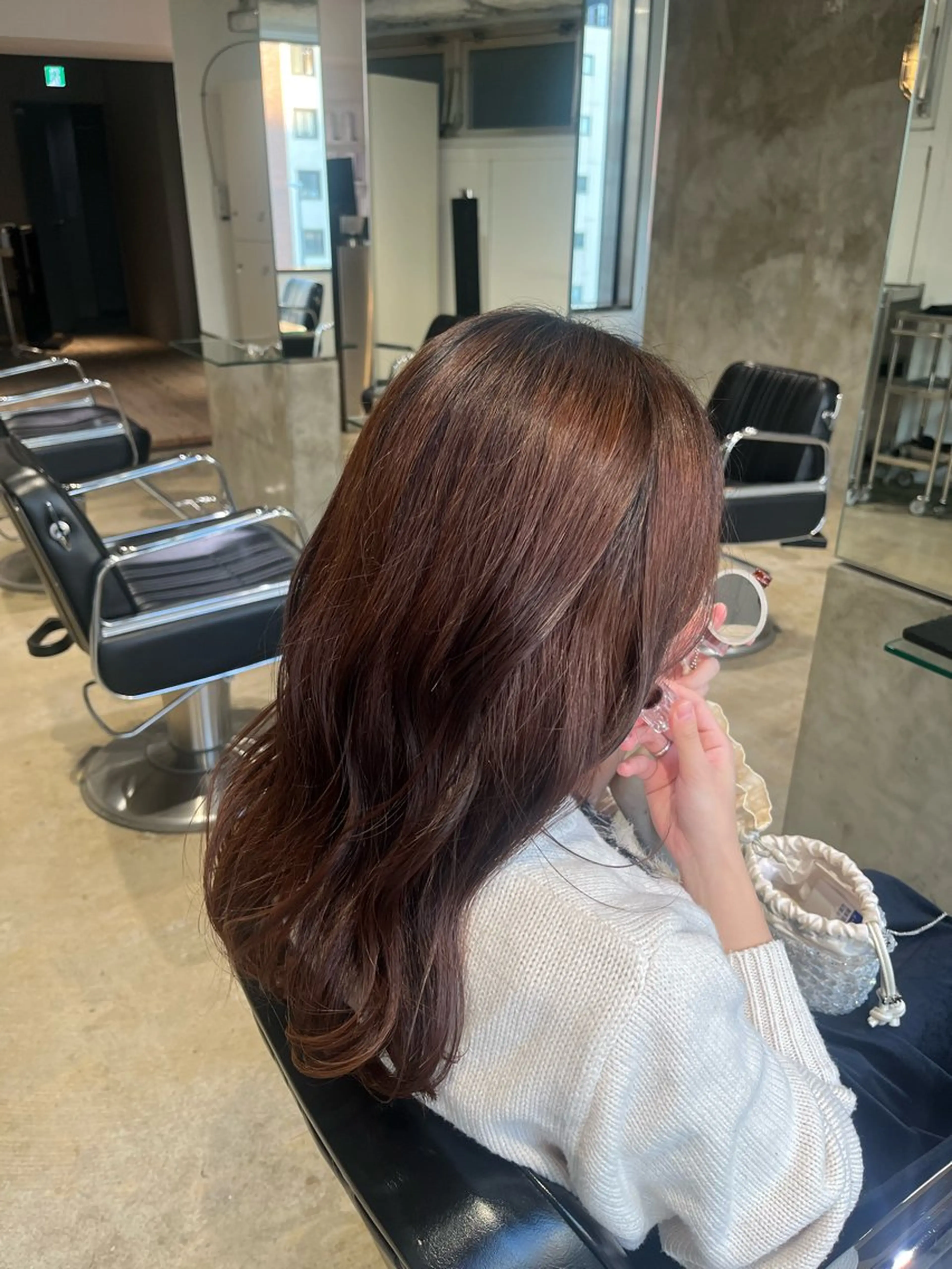 セミロング 長野 美沙のヘアスタイル