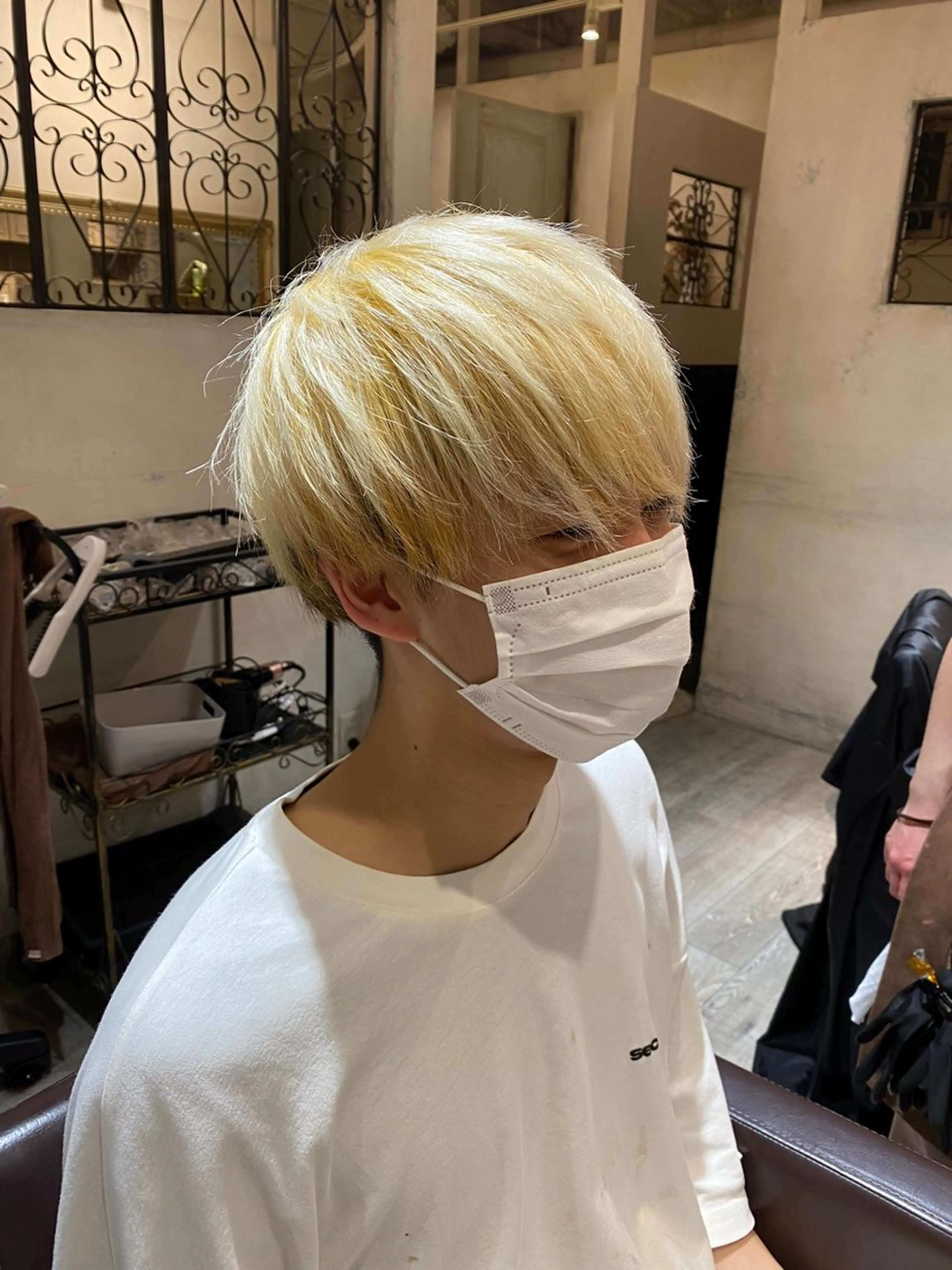 メンズ ヘアカラー ナカノ /シールエクステのヘアスタイル