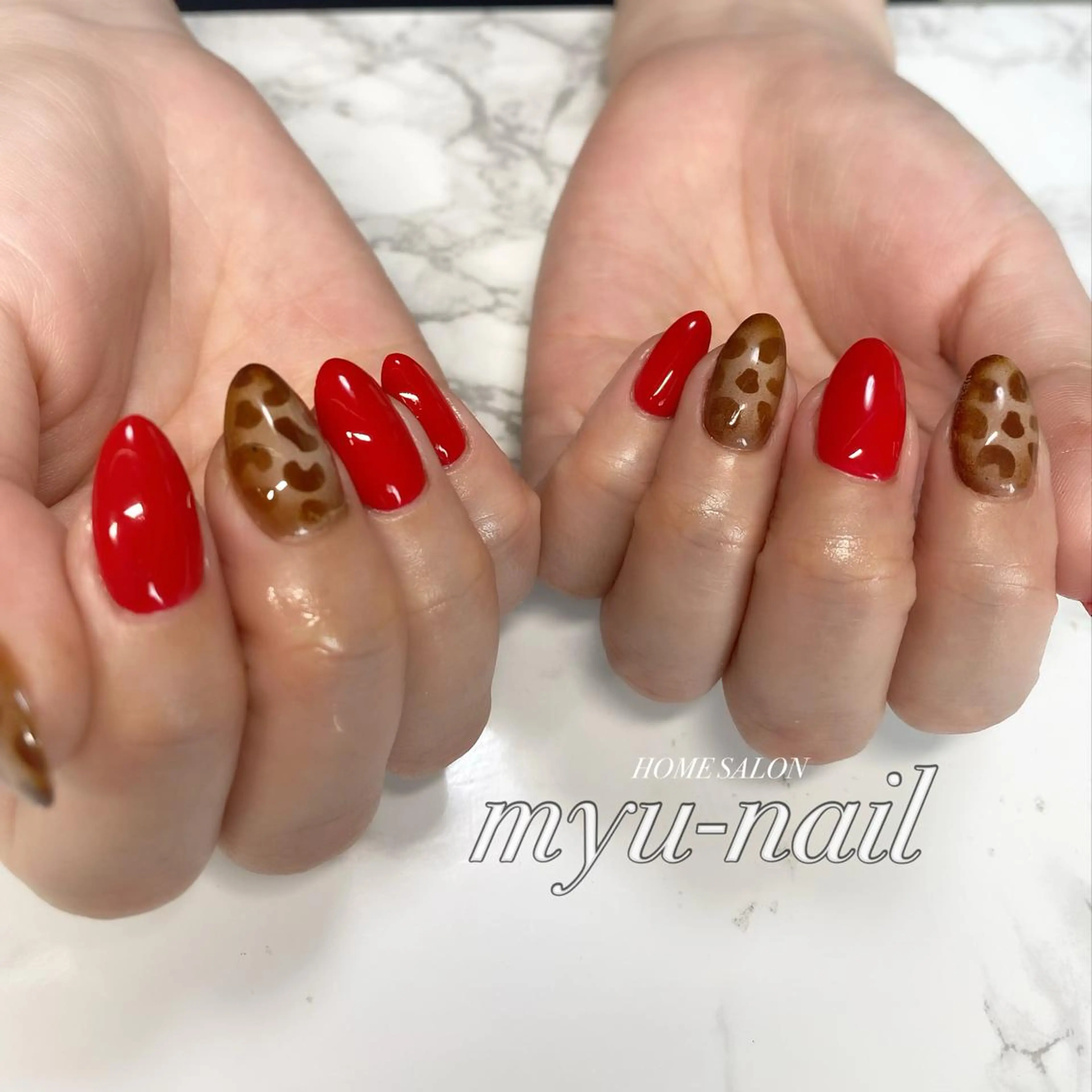 ネイル ハンドネイル ホームサロン myu-nailのネイルデザイン