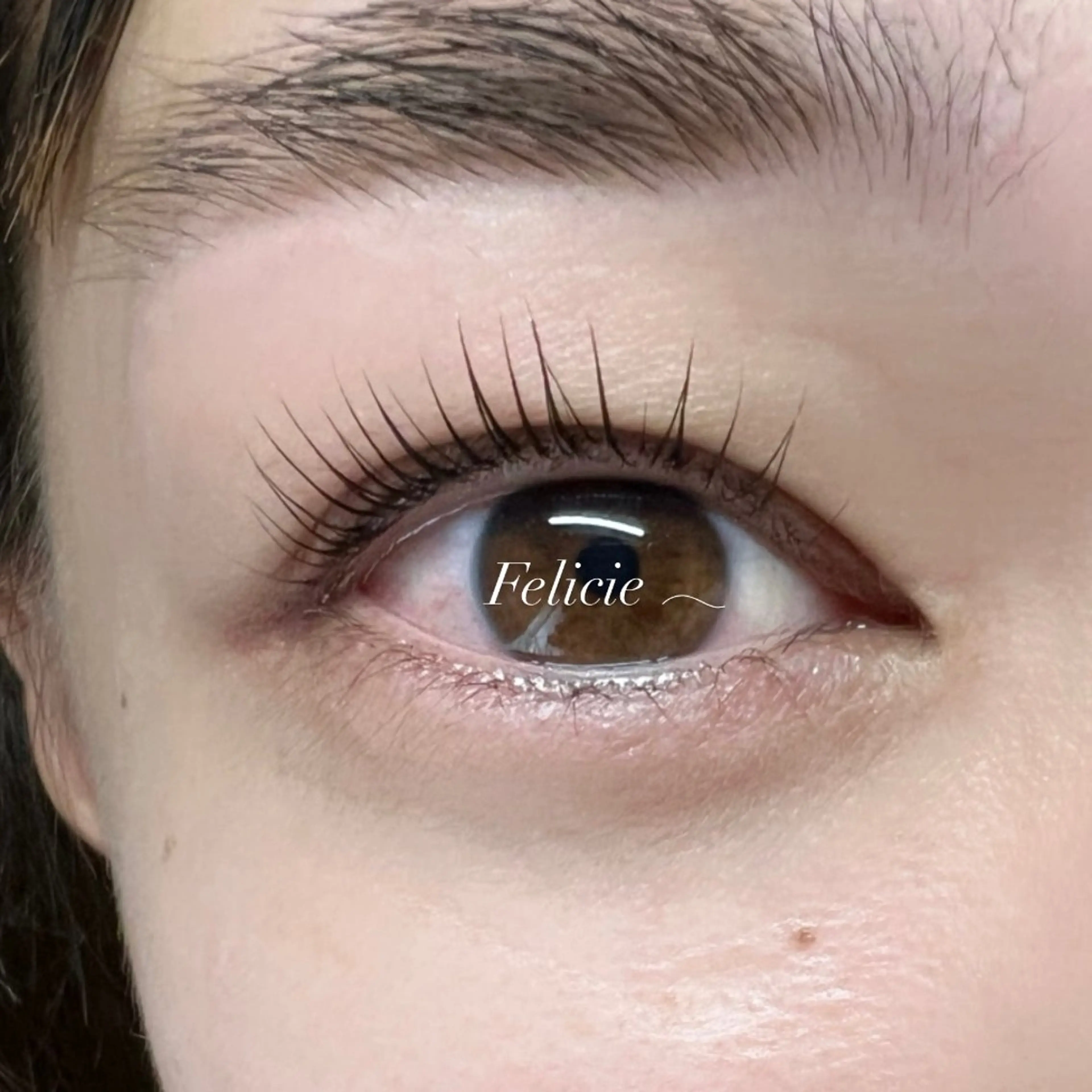 マツエク・マツパ パリジェンヌラッシュリフト マツパ Felicie＊ Sayakaのマツエク・マツパデザイン