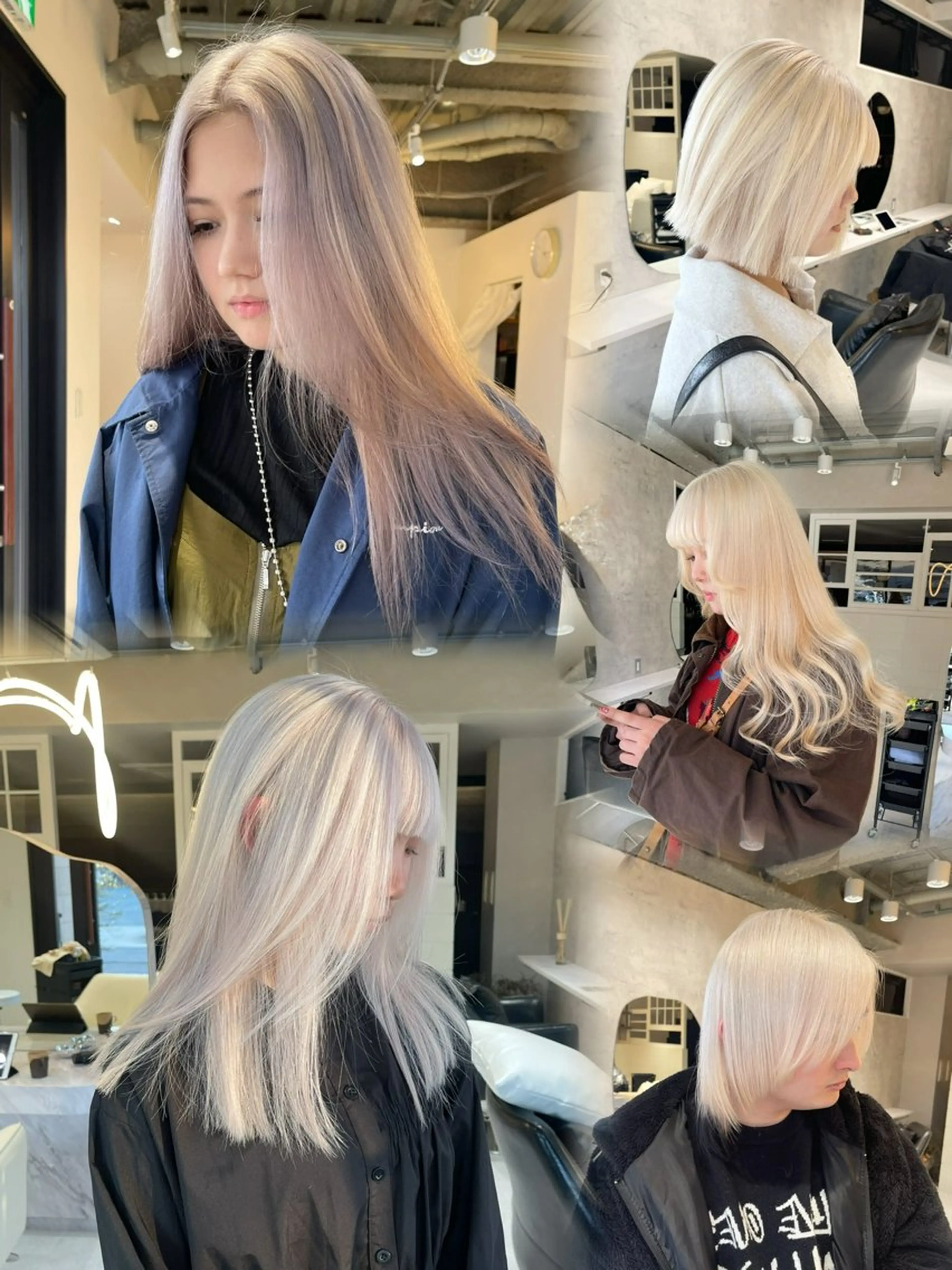 【🔥ミニモ期間限定クーポン🔥】ダブルカラー(ブリーチ1回+全体カラー)の写真