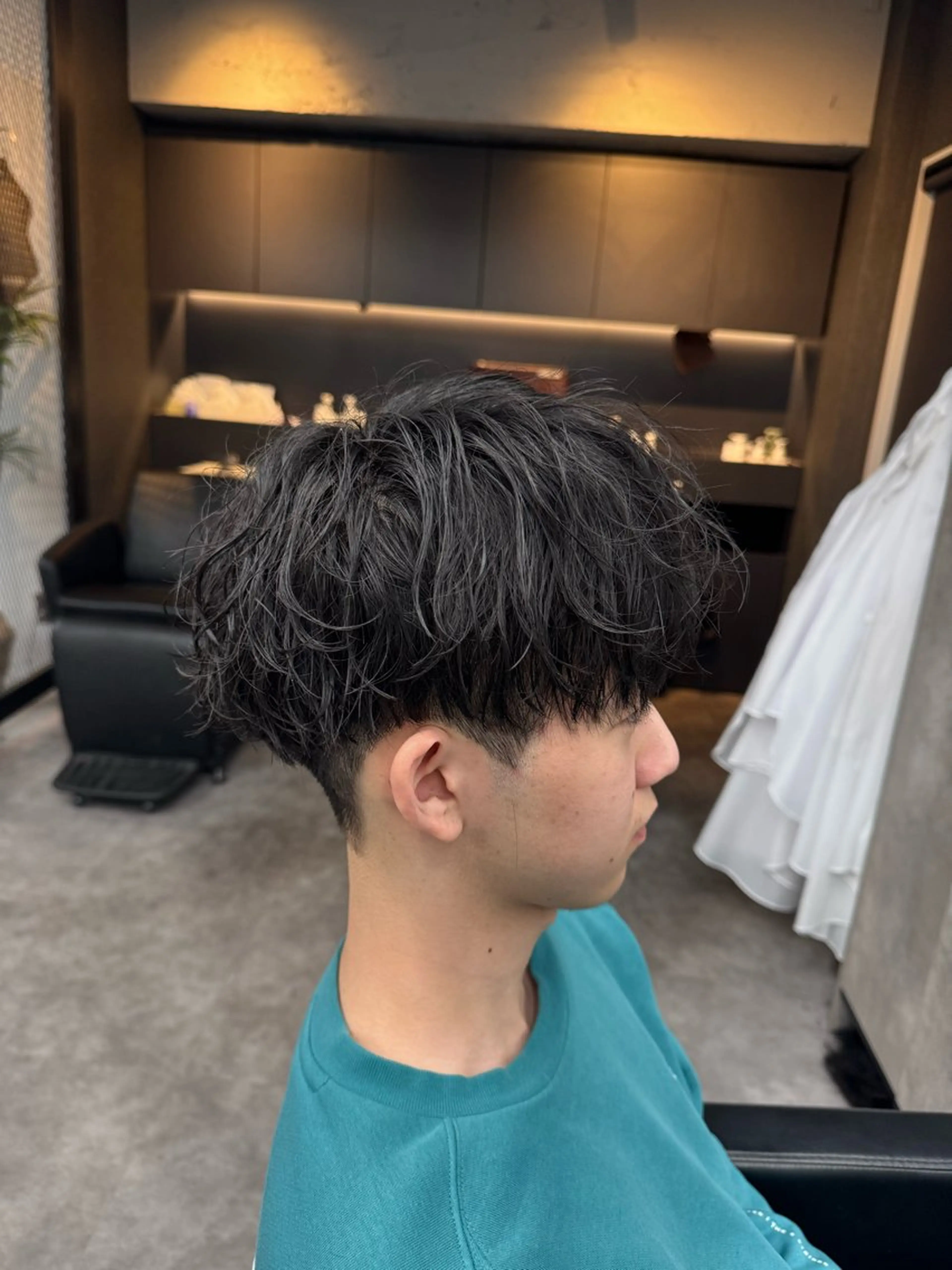 パーマ メンズ メンズパーマ カット 縮毛矯正 【曲がる縮毛矯正】 モデル募集🙋カツヤのヘアスタイル