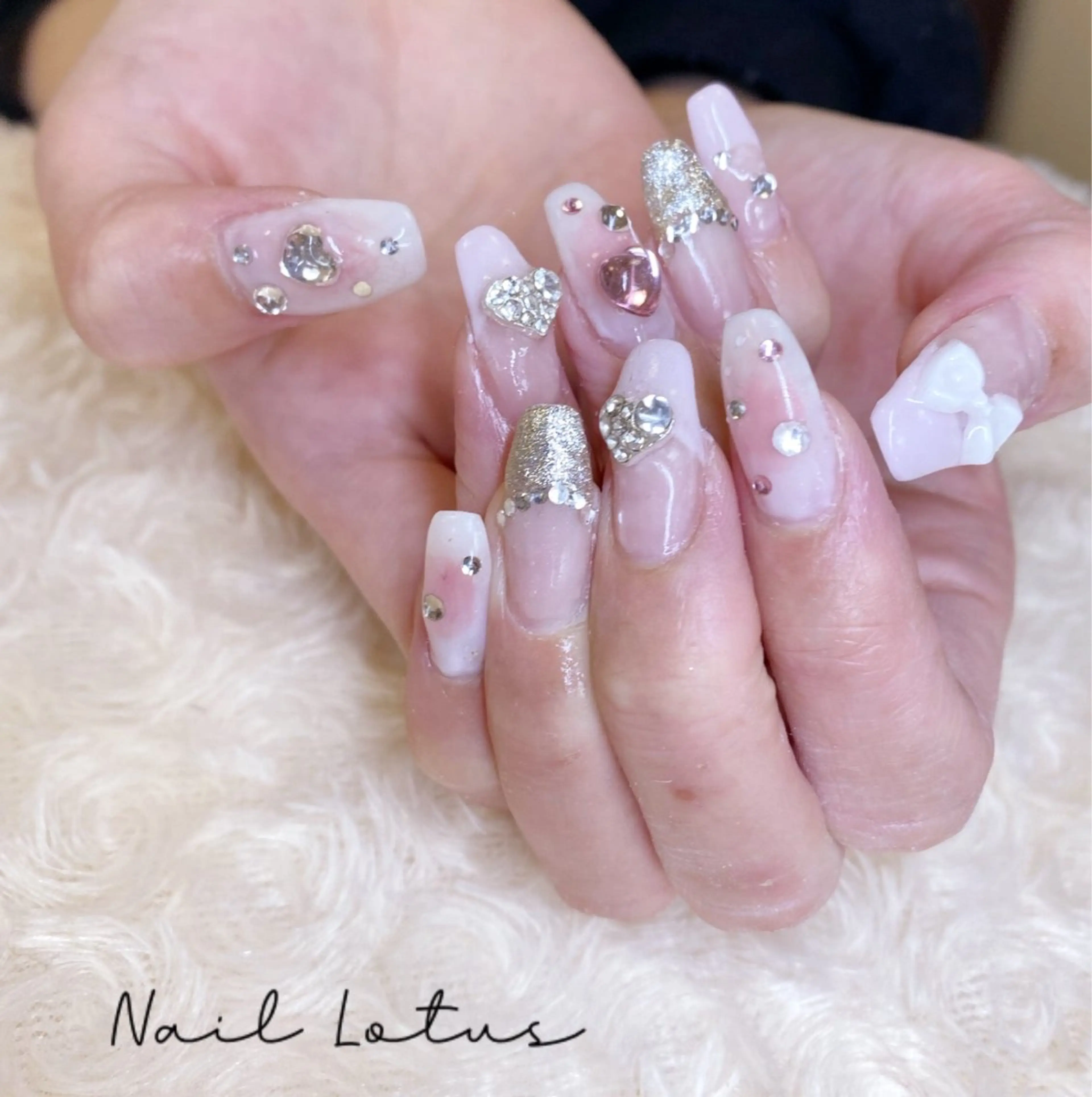 ネイル ハンドネイル ハンドケア ネイル＆脱毛 Lotus🌸のネイルデザイン