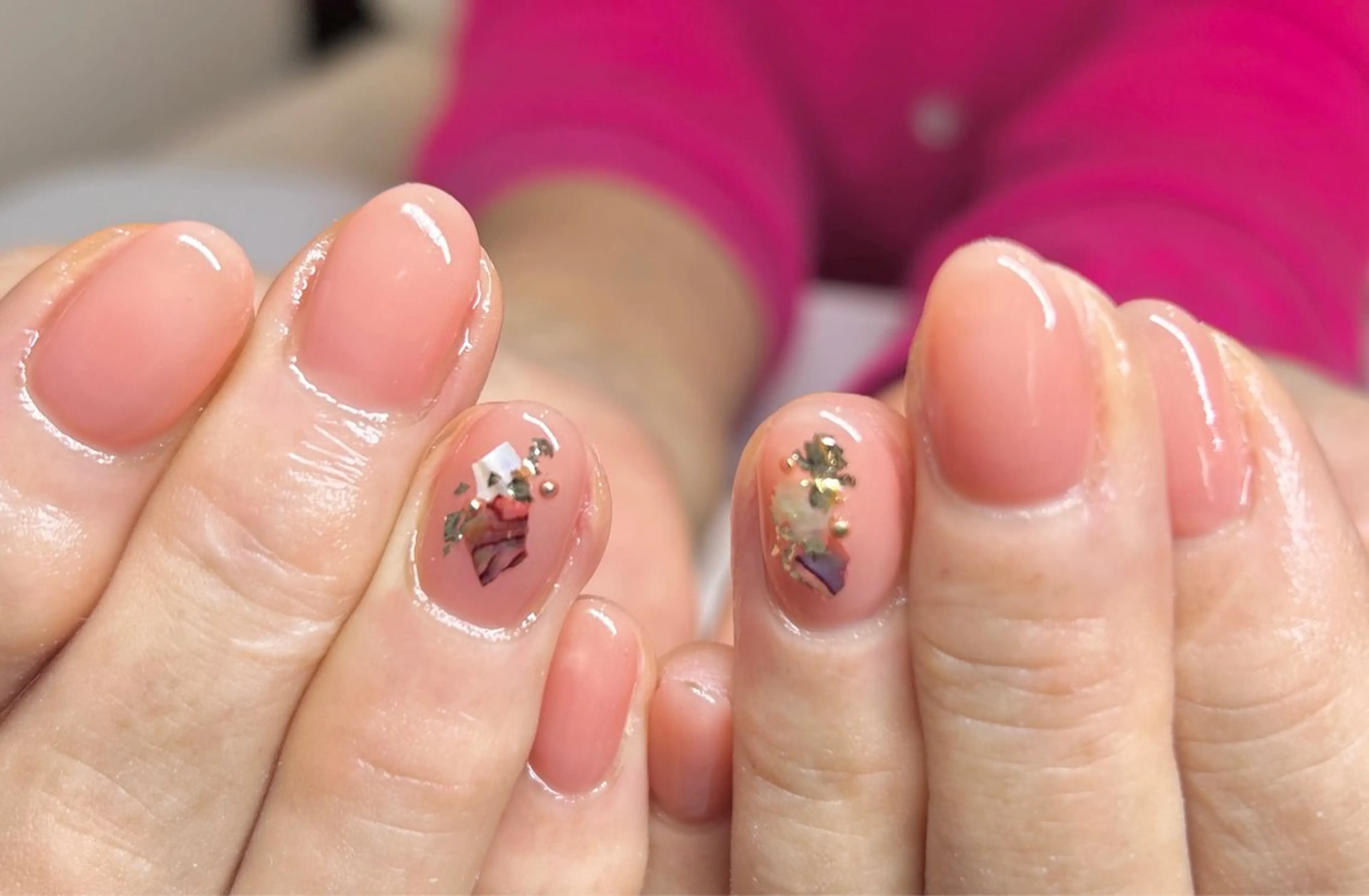 ネイル 長さ出し 持ち込み 春ネイル ハンドネイル N.style所属・Ｎ. styleのネイルデザイン