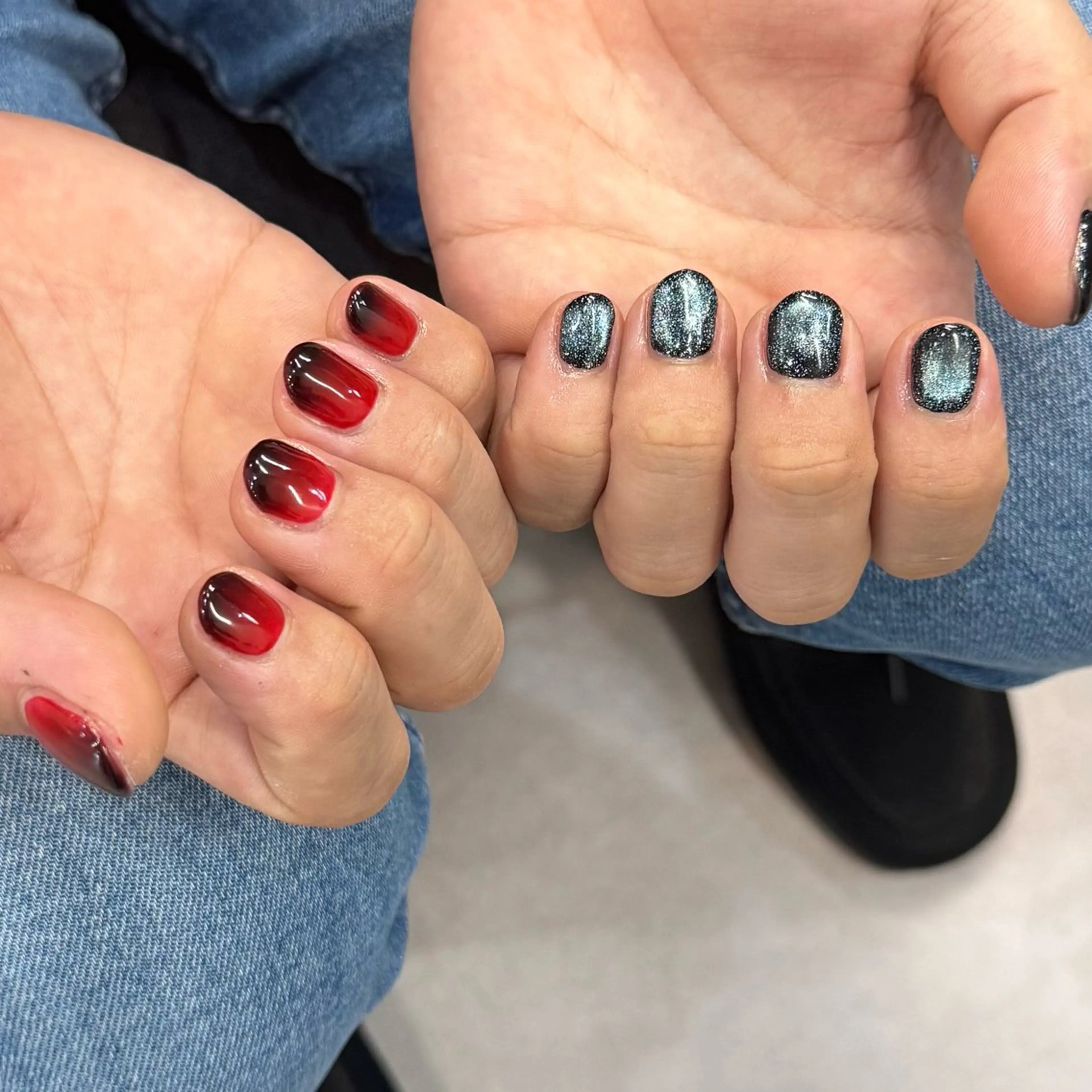 【メンズネイル5人限定】オフなしワンカラーnail(おひとり様1回　別途でパーツやアート追加可能の写真