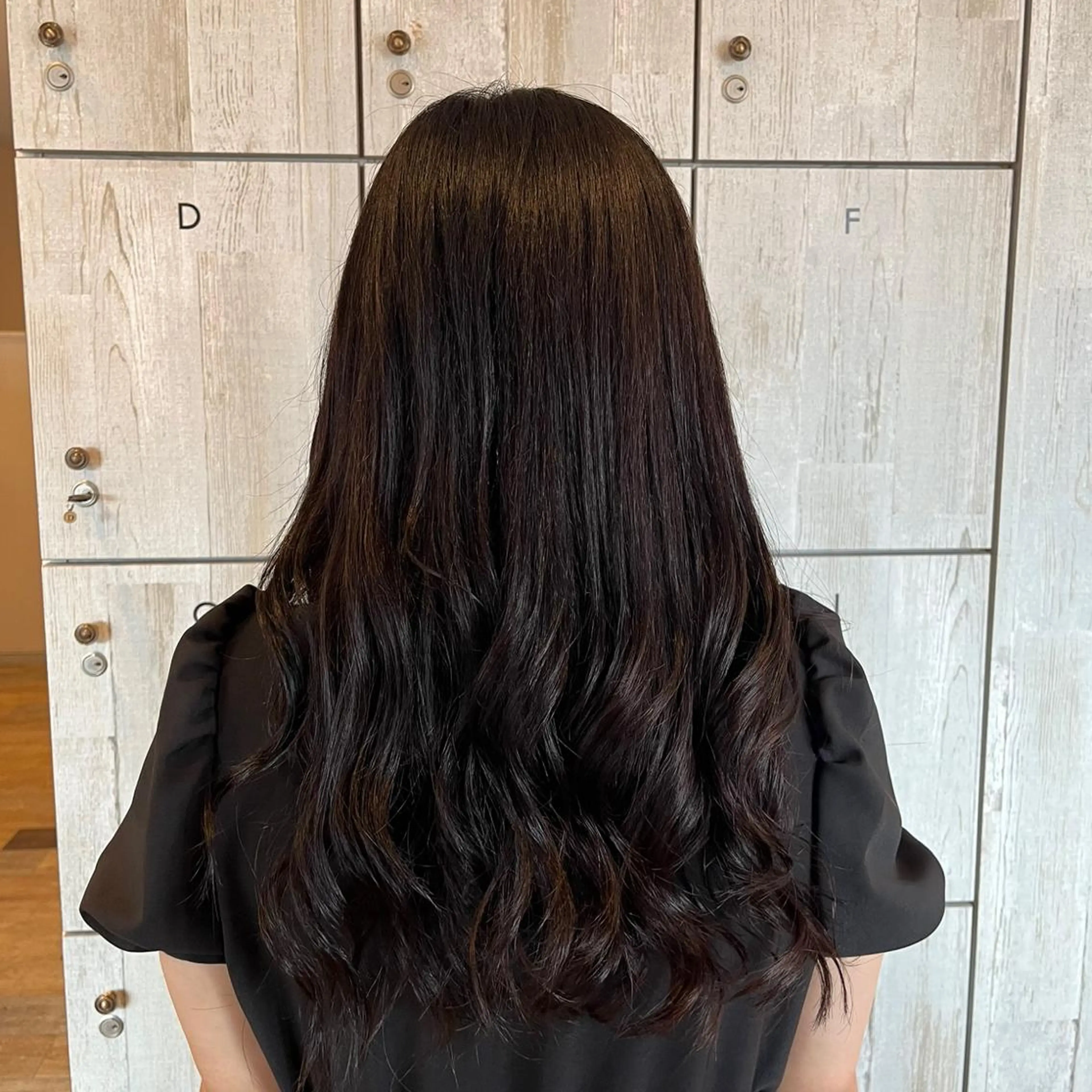 ロング カラー トリートメント ヘアカラー トリートメント フルールドソレイユ所属・♡ナナコ♡ レイヤー/艶髪のヘアスタイル