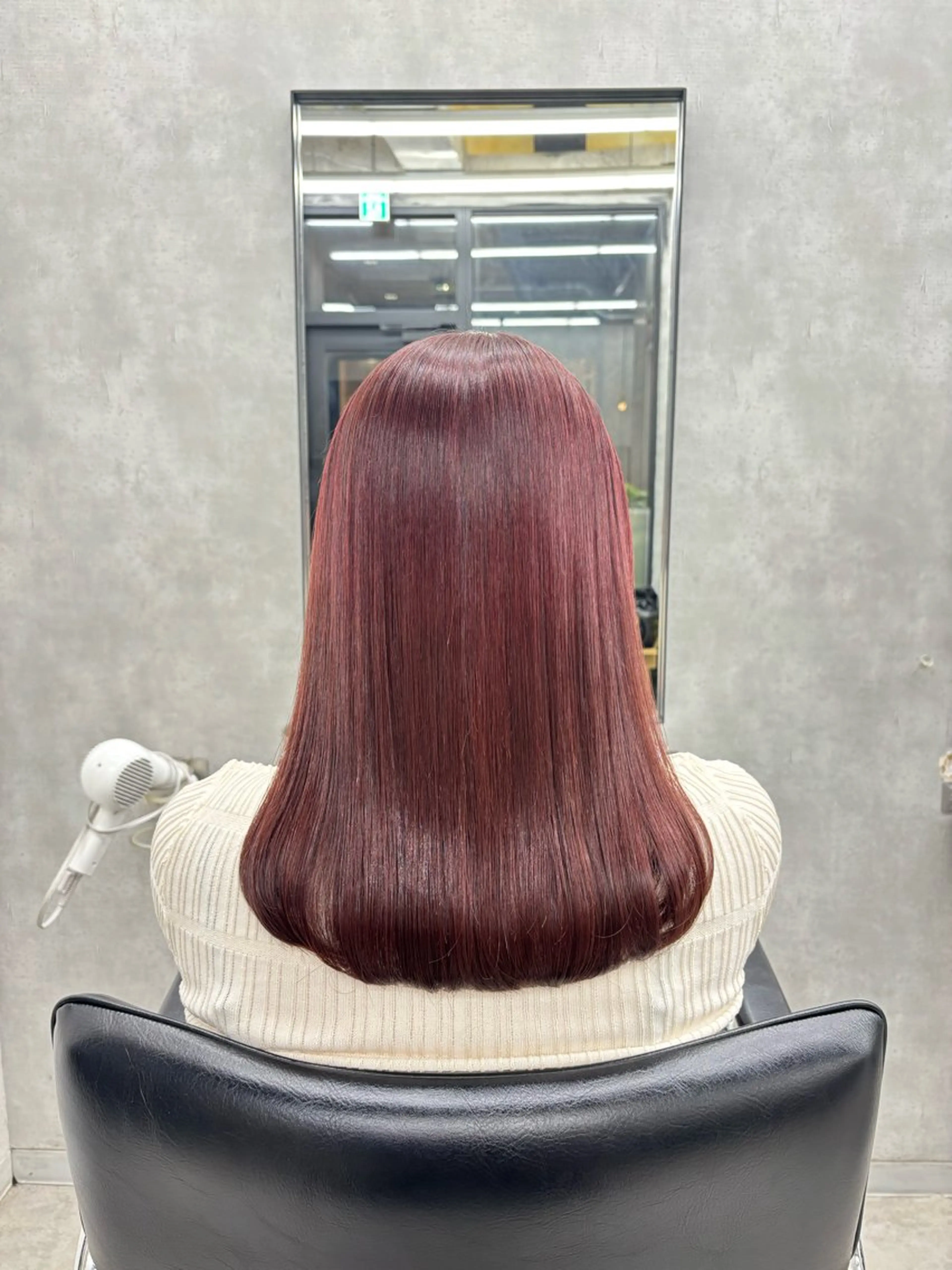 ロング カラー ブリーチ ブラウンカラー ブリーチなしカラー ピンクカラー ピンクブラウン カット ヘアカラー 縮毛矯正 トリートメント 巻ける縮毛矯正🌸 勝倉　麗のヘアスタイル