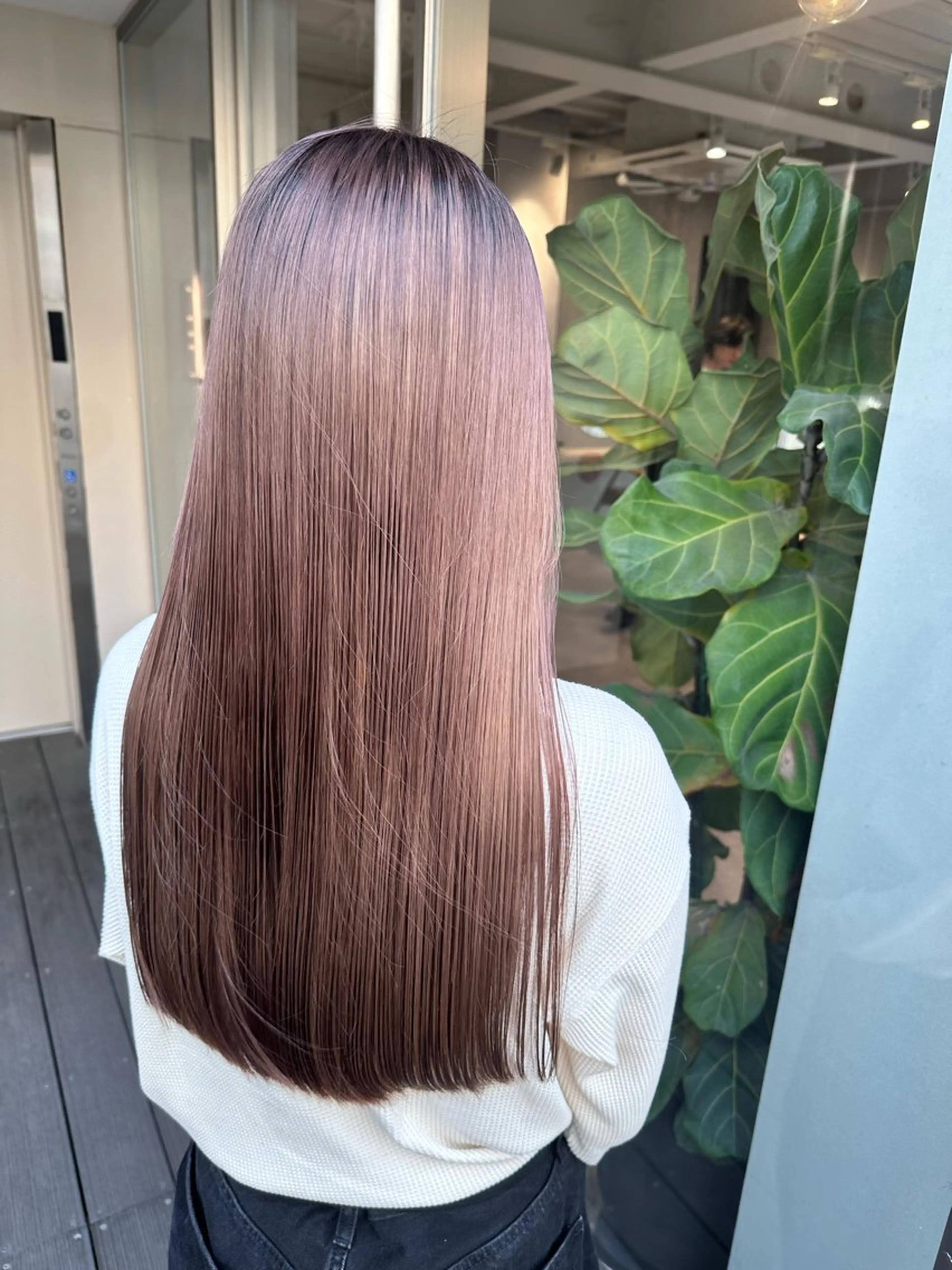 ロング カラー ヘアカラー 韓国風/オシャレ /縮毛矯正/滝口琴未のヘアスタイル