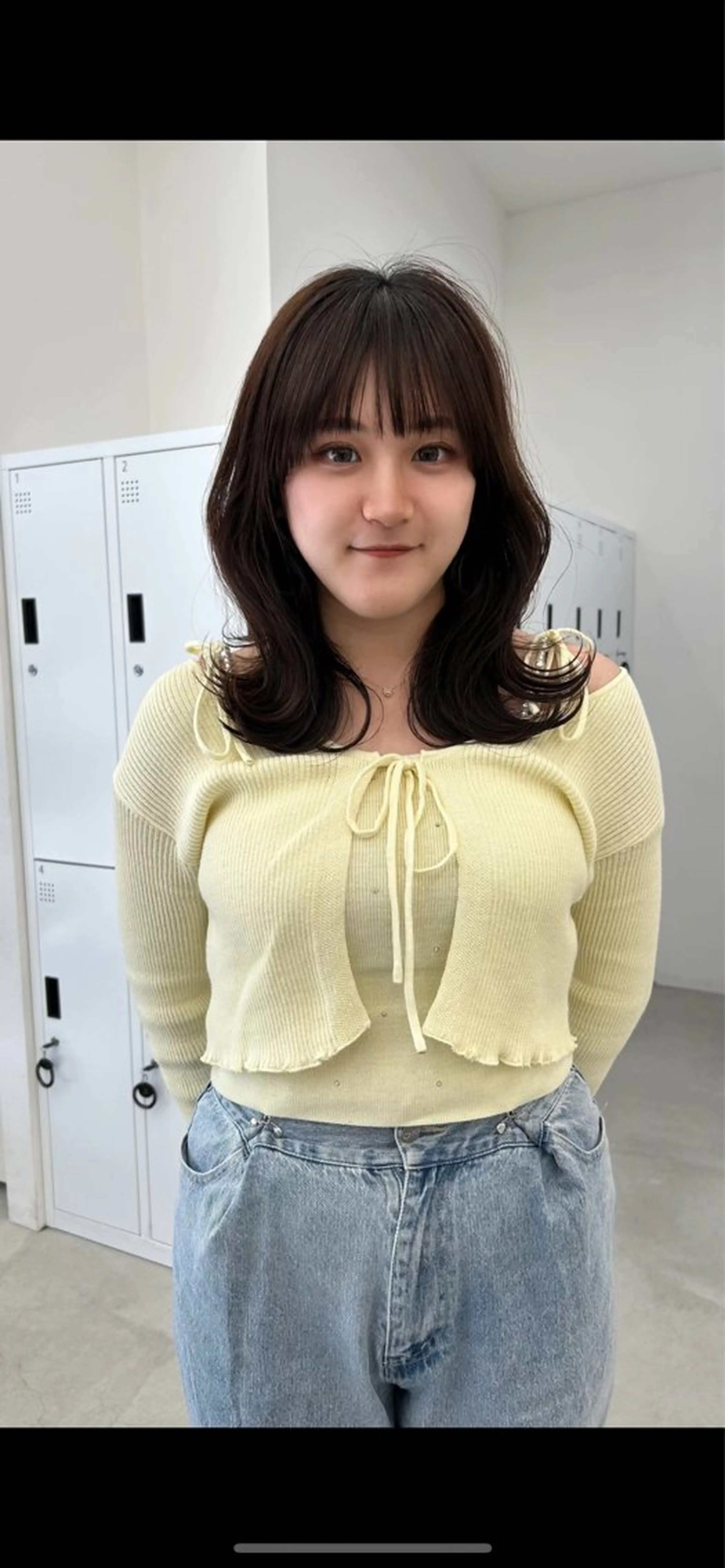 ミディアム ヘアカラー sand大阪梅田所属・くろかわ まいのヘアスタイル
