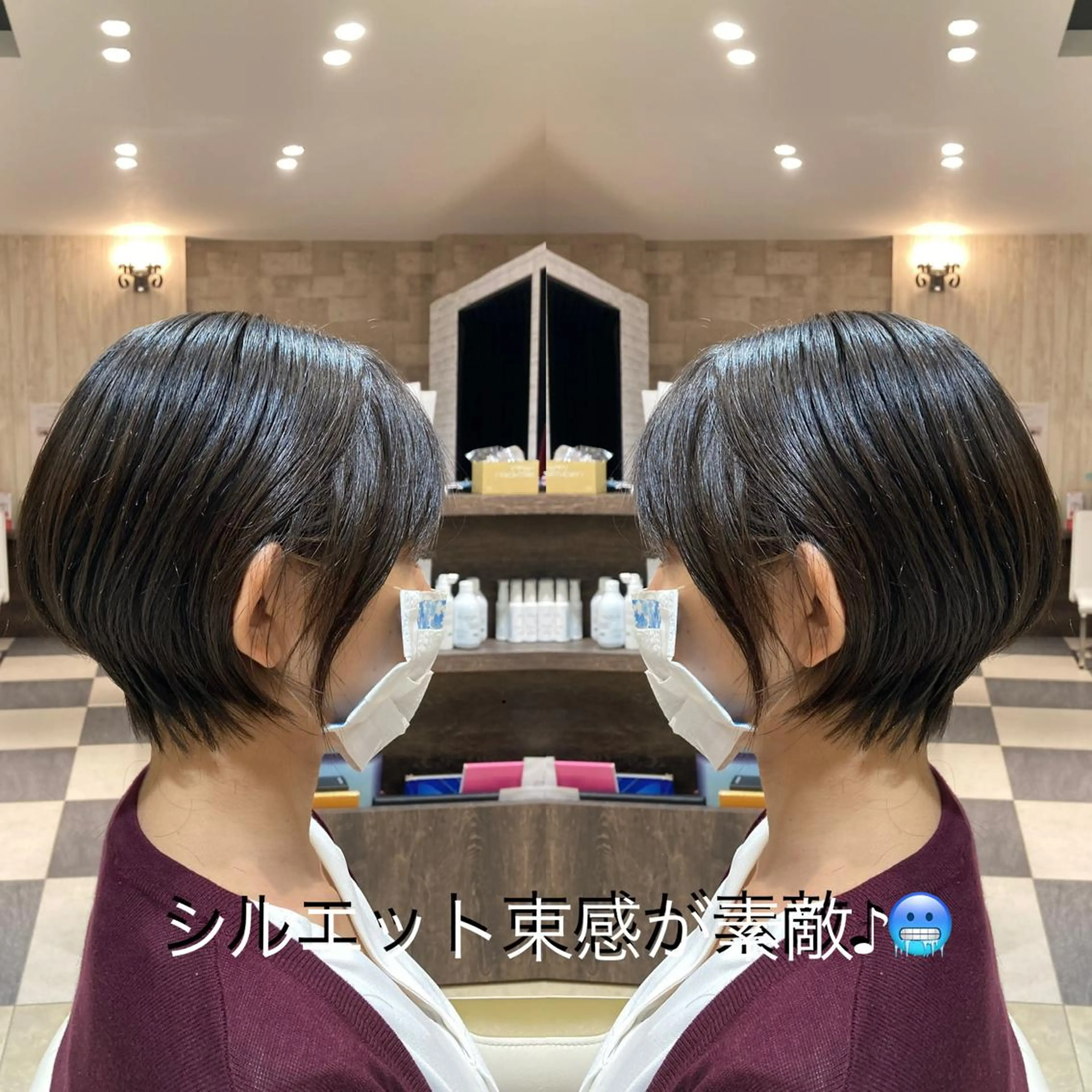 ショート カラー ショートヘア 駒田 拳児のヘアスタイル