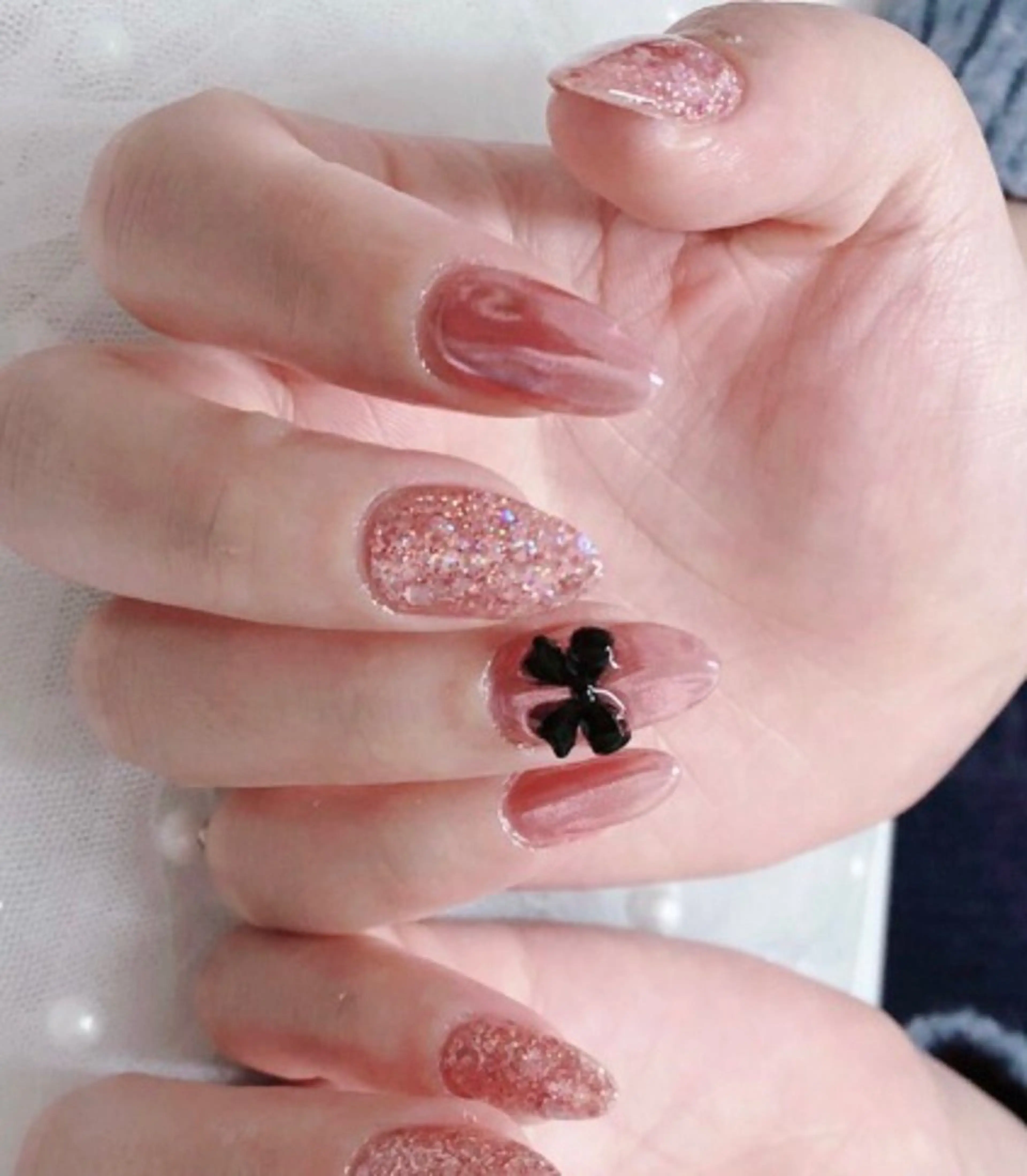 ネイル フットネイル フレンチネイル ジェルネイル ガラスフレンチ 韓国ネイル ハンドネイル ハンドケア 大門浜松町 ネイルのネイルデザイン