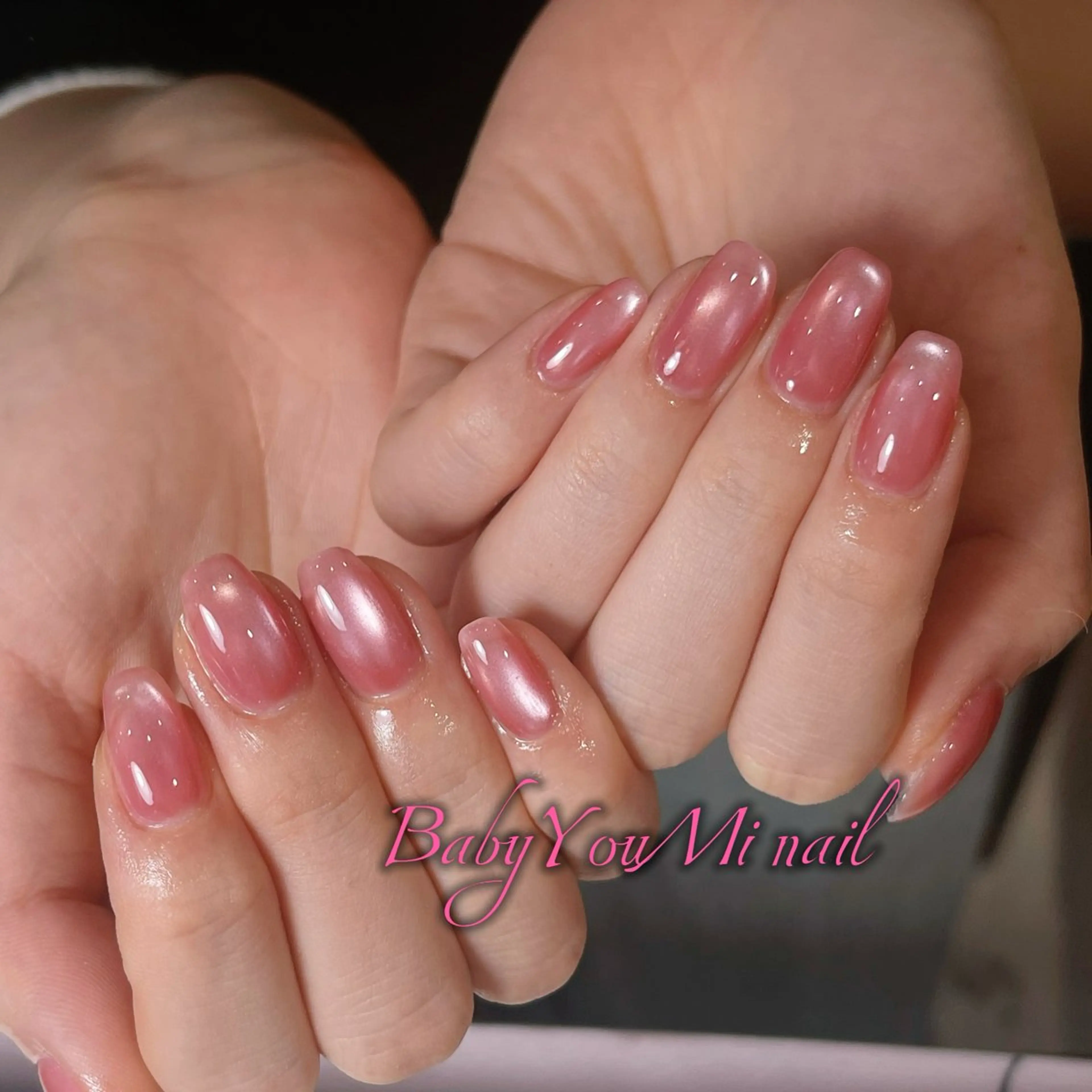 ネイル オーロラネイル フラワーネイル フットネイル フレンチネイル ジェルネイル ハンドネイル BabyYouMi ねねのネイルデザイン