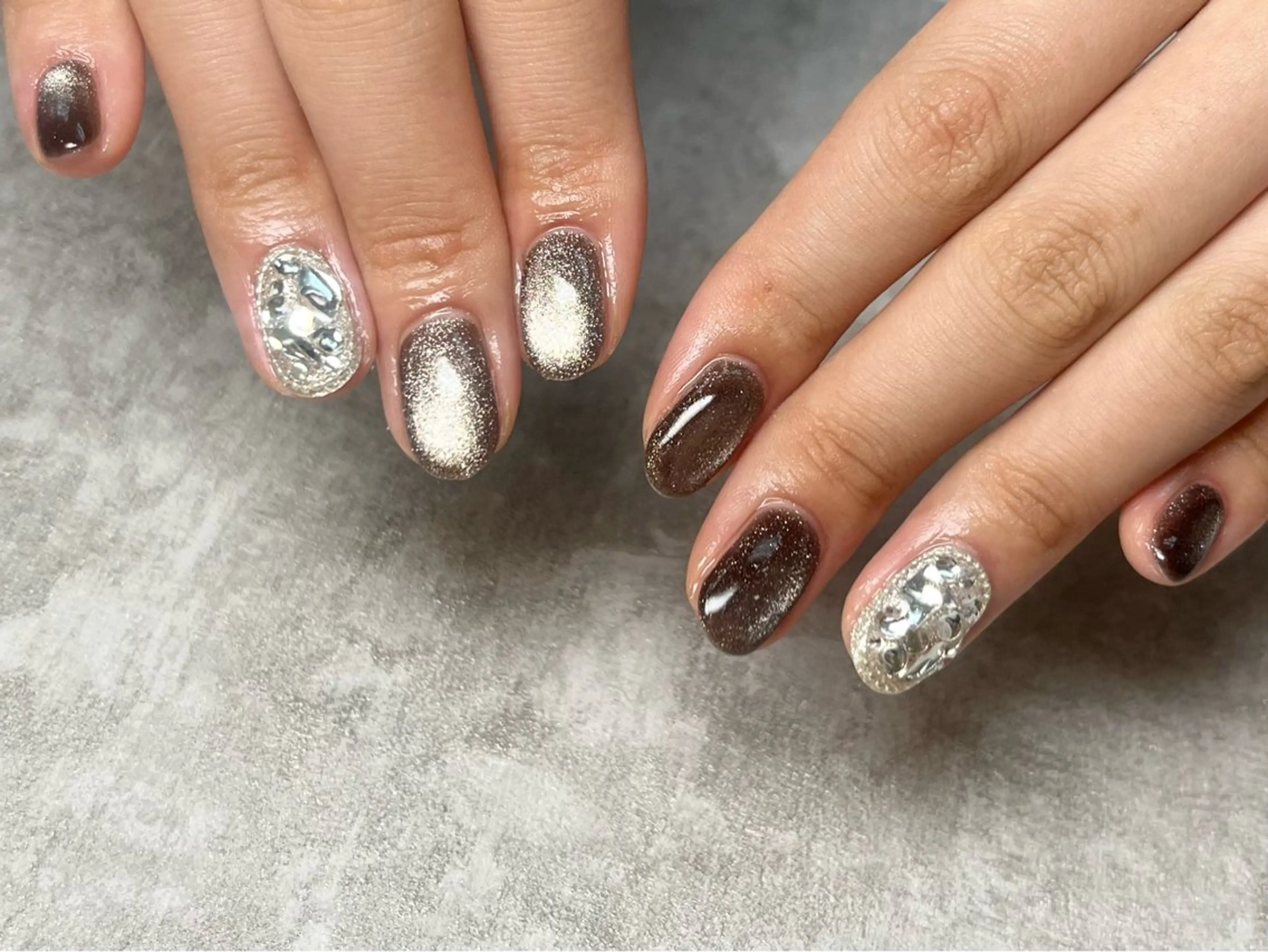 ネイル ハンドネイル Queennail 北堀江Yumiのネイルデザイン