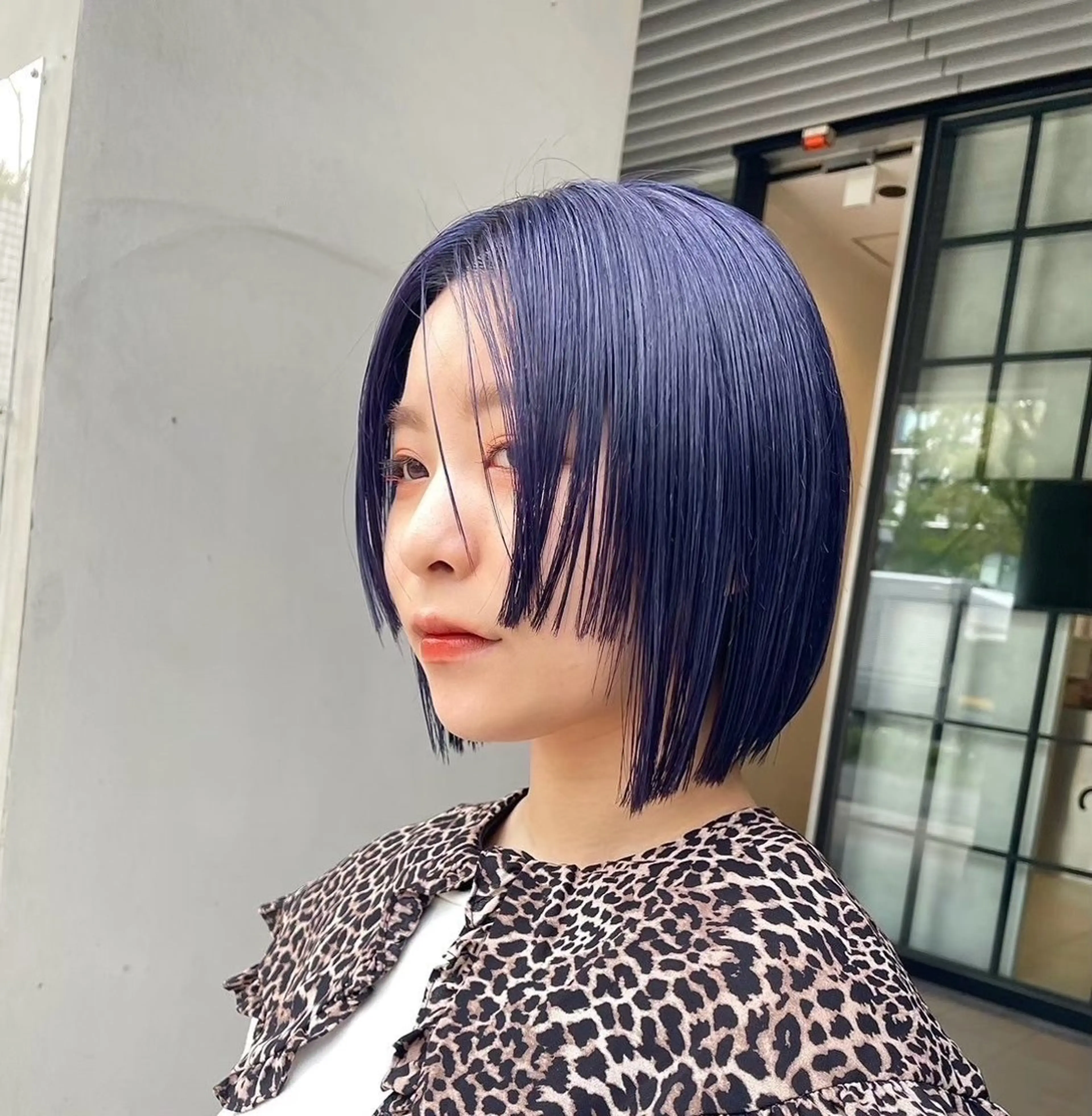 【🫐寒色がお好きな方に🫐】ブリーチ無しケアカラー！＋うるツヤトリートメント⟡.·*.の写真