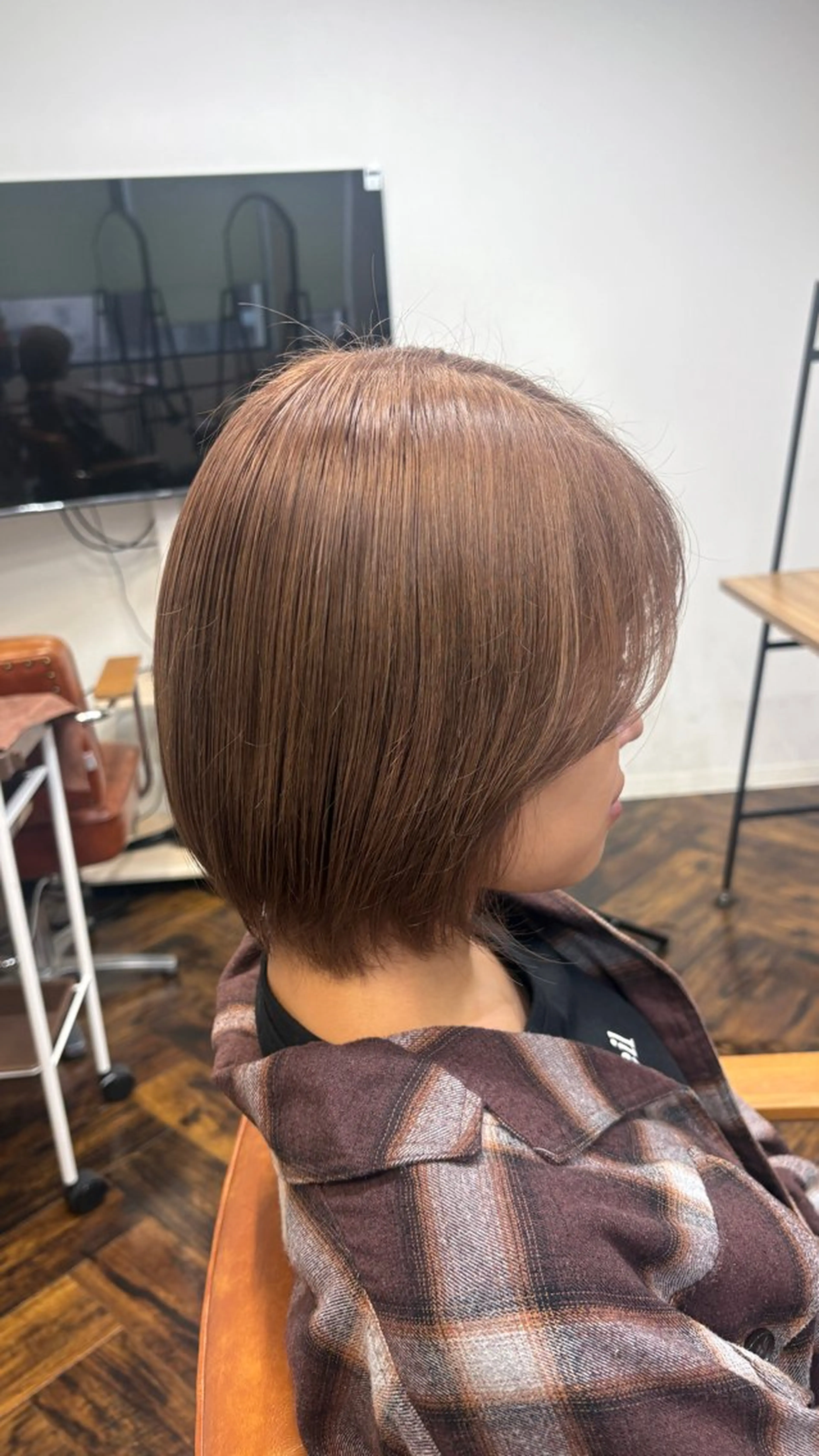 ショート カラー 髪質改善/縮毛矯正 💜COCORO💜のヘアスタイル