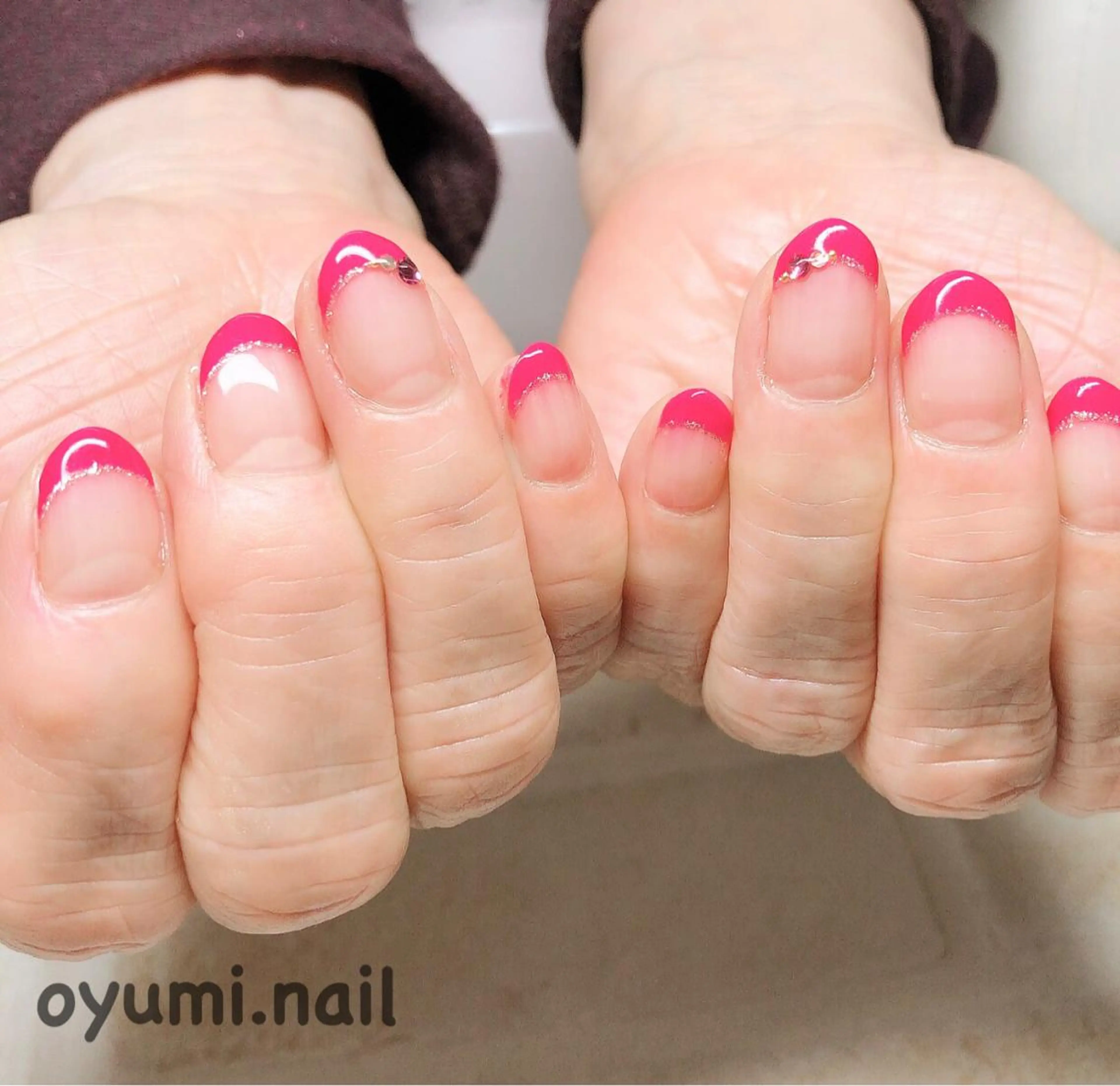 ネイル フラワーネイル ジェルネイル グラデーション 韓国ネイル パラジェル ハンドネイル takanashi yumiのネイルデザイン