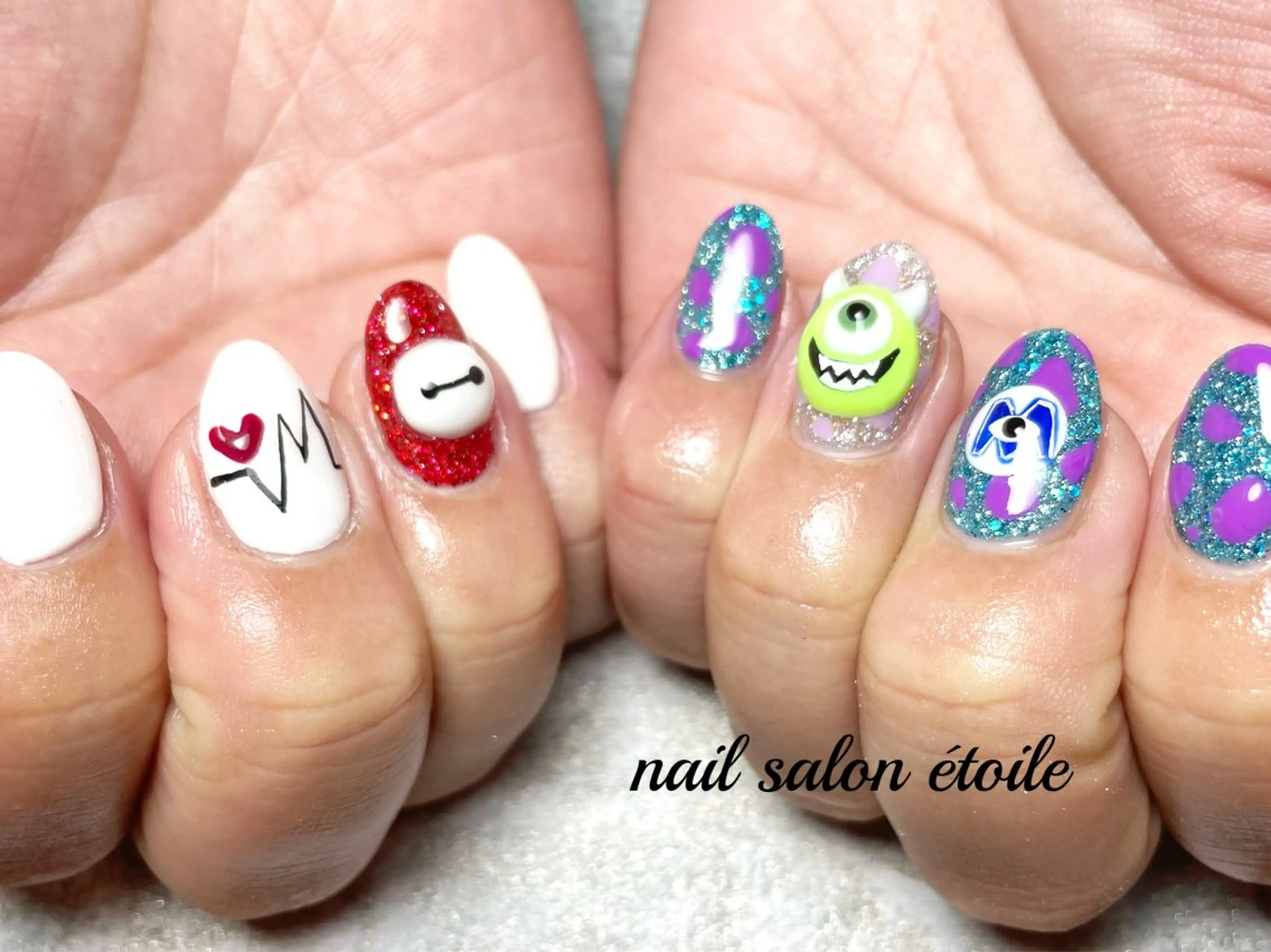 ネイル ぷっくりネイル ハンドネイル nail salon étoileのネイルデザイン
