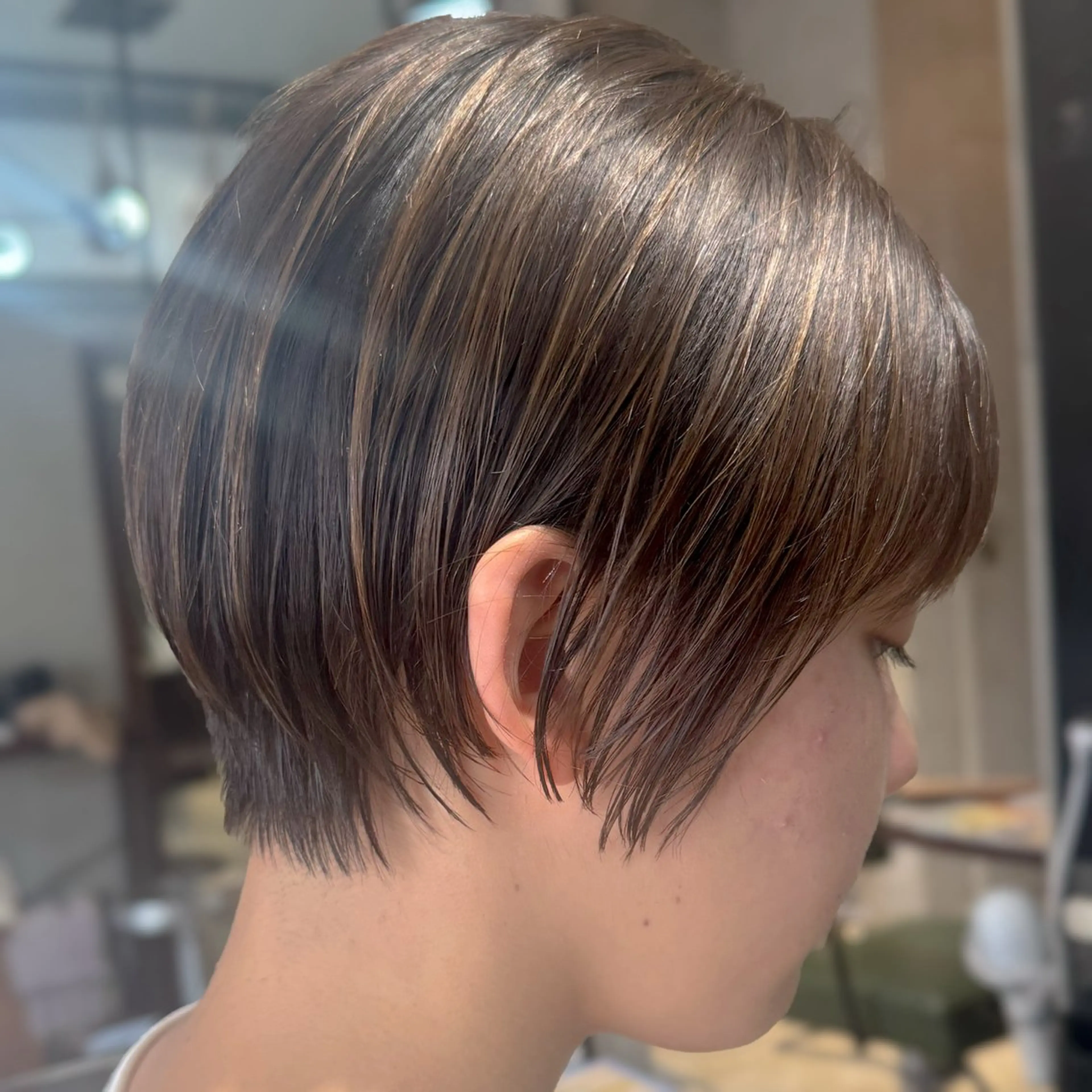 ショート ショートヘア ナチュラルショート ゆるふわ🌿高橋俊大のヘアスタイル