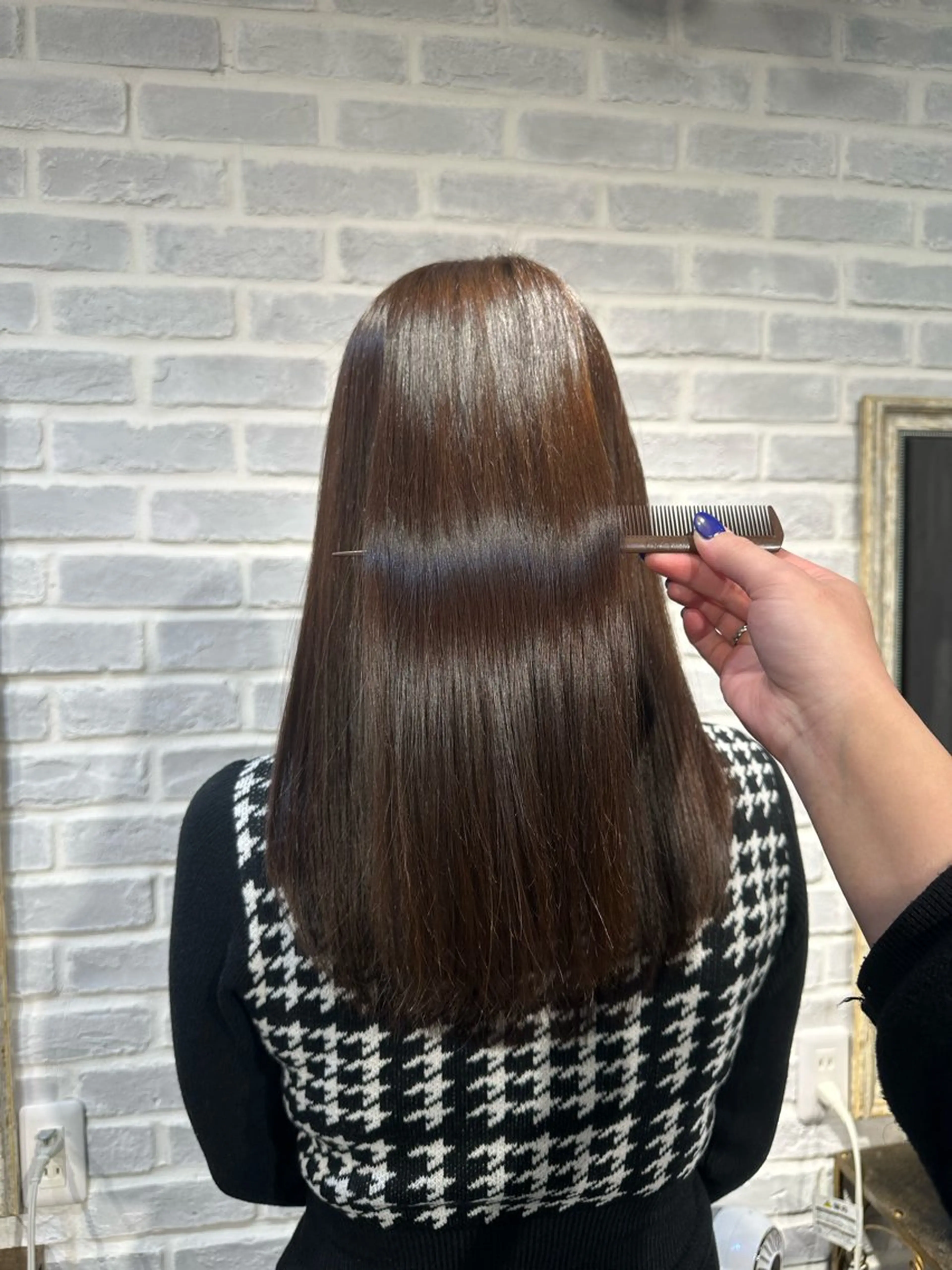 セミロング カラー 髪質改善 OZ designmarket所属・西船橋/唐澤 若菜𓂃 𓈒𓏸のヘアスタイル
