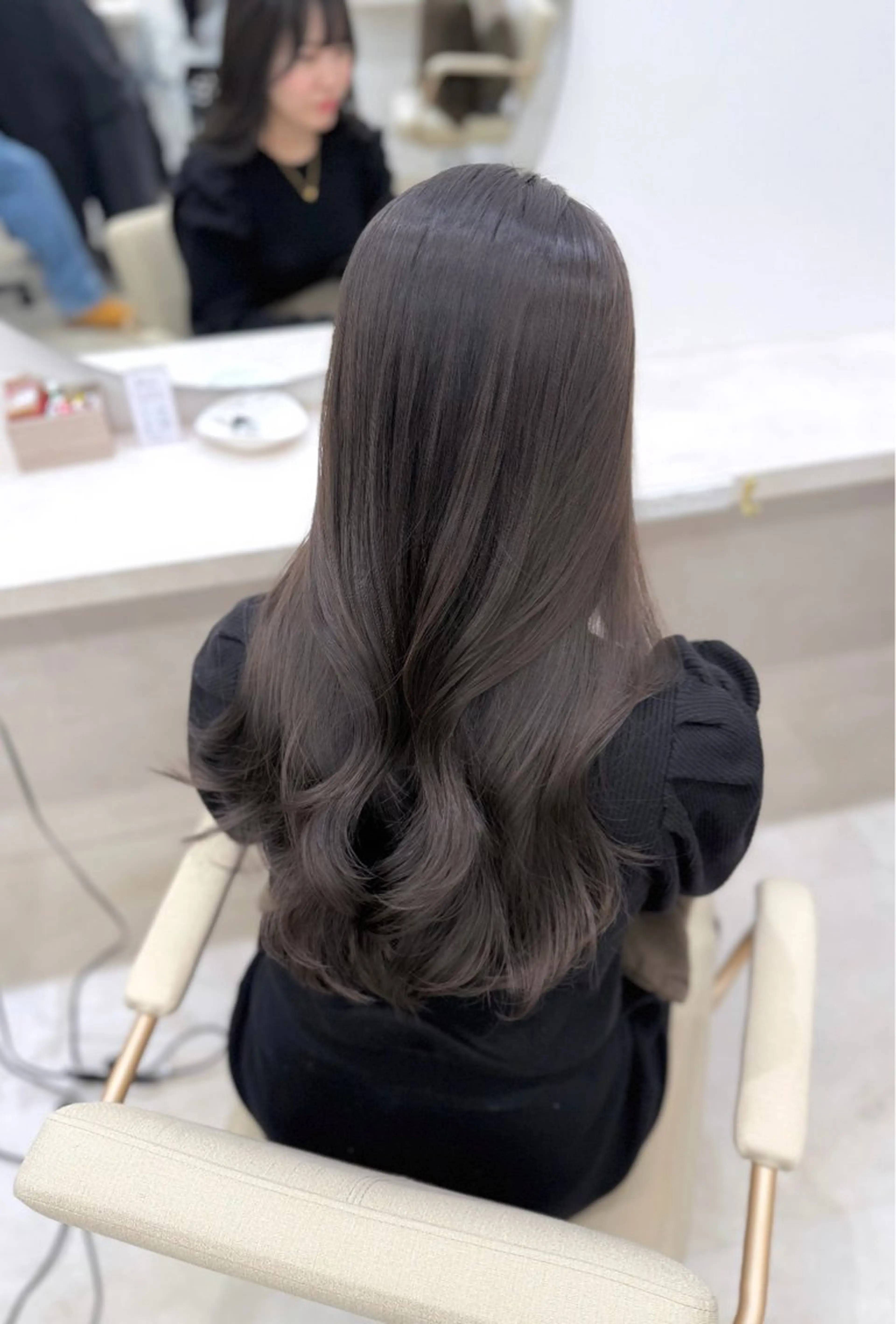ロング 縮毛矯正 カット ヘアカラー 縮毛矯正 トリートメント 髪質改善× ブリーチなしyutoのヘアスタイル