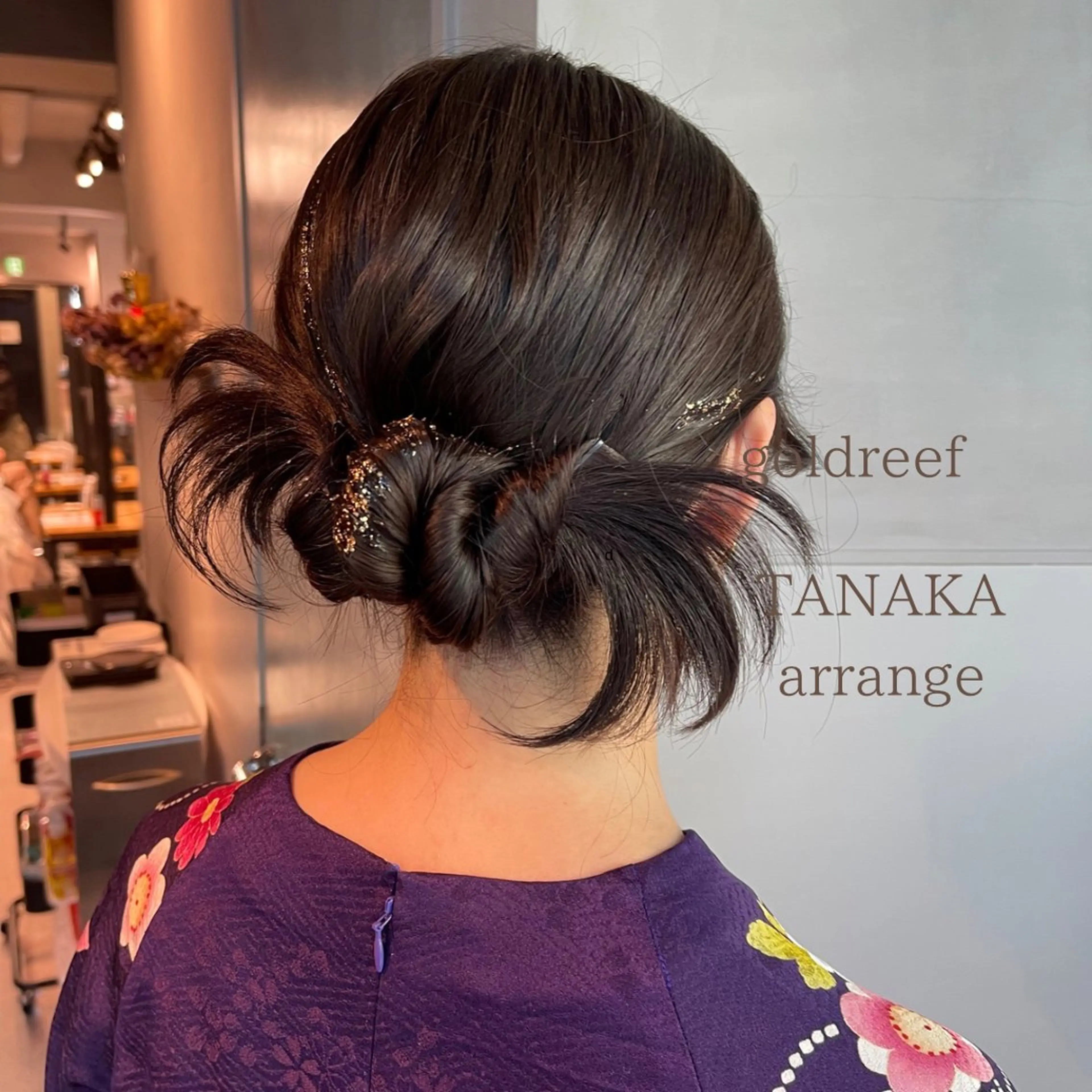 ヘアアレンジ 結婚式・ブライダル 卒業式のヘアスタイル ヘアセット charm《銀座》 ヘアセット/縮毛矯正のヘアスタイル