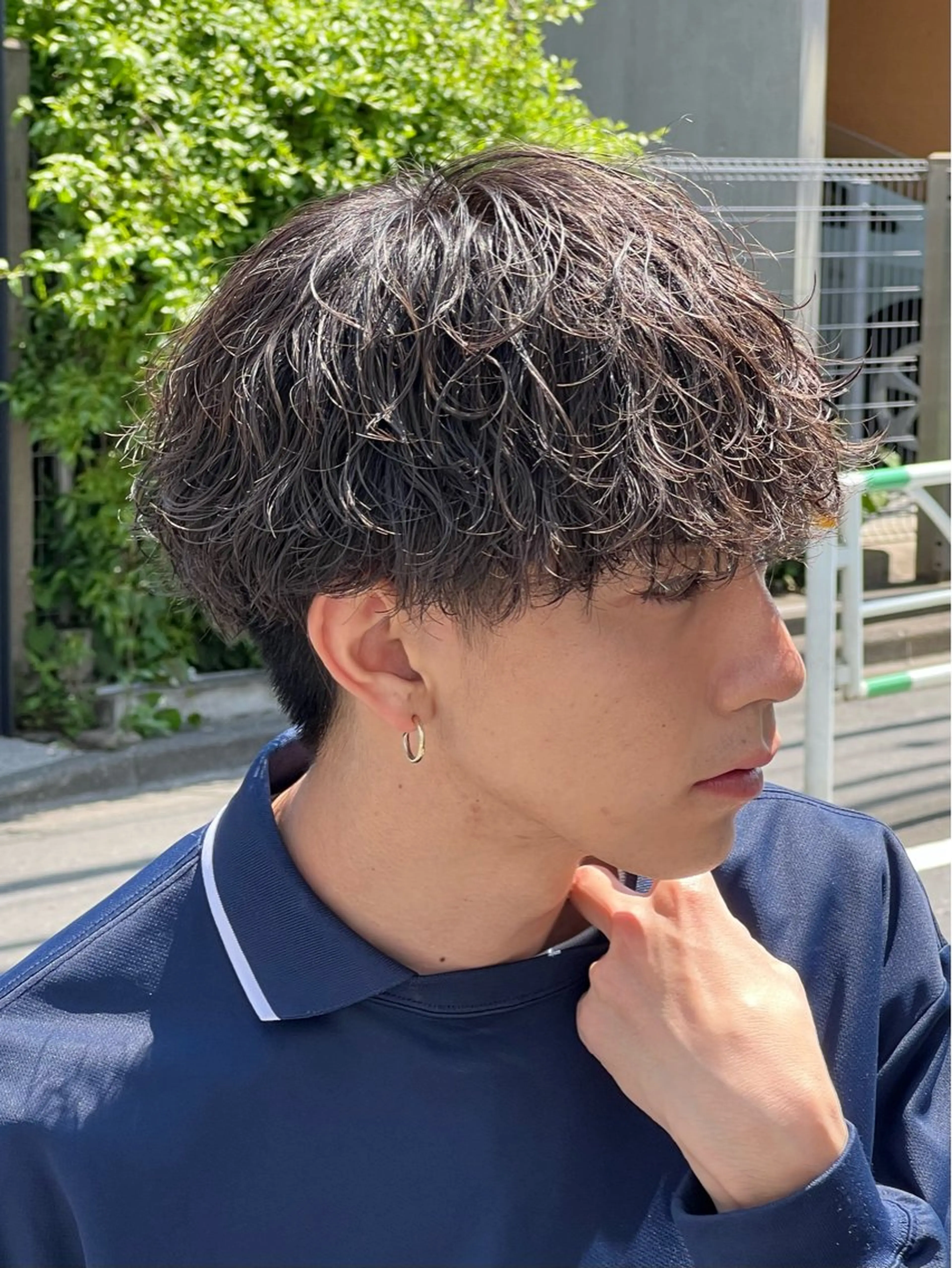 カット＋波巻きパーマの写真