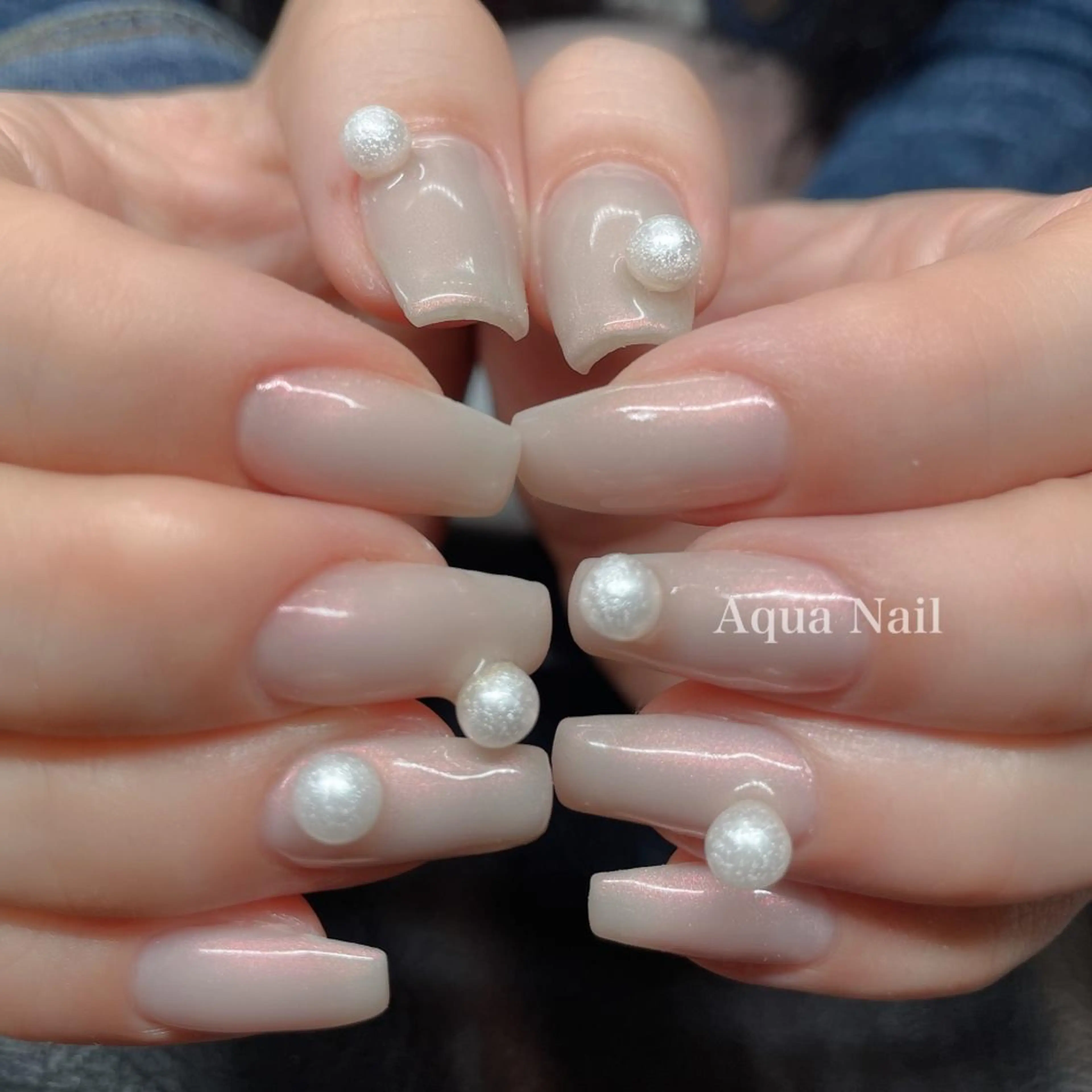 ネイル ラメ(グリッター) ハンドネイル フットネイル AQUA NAIL所属・AQUA NAILのネイルデザイン