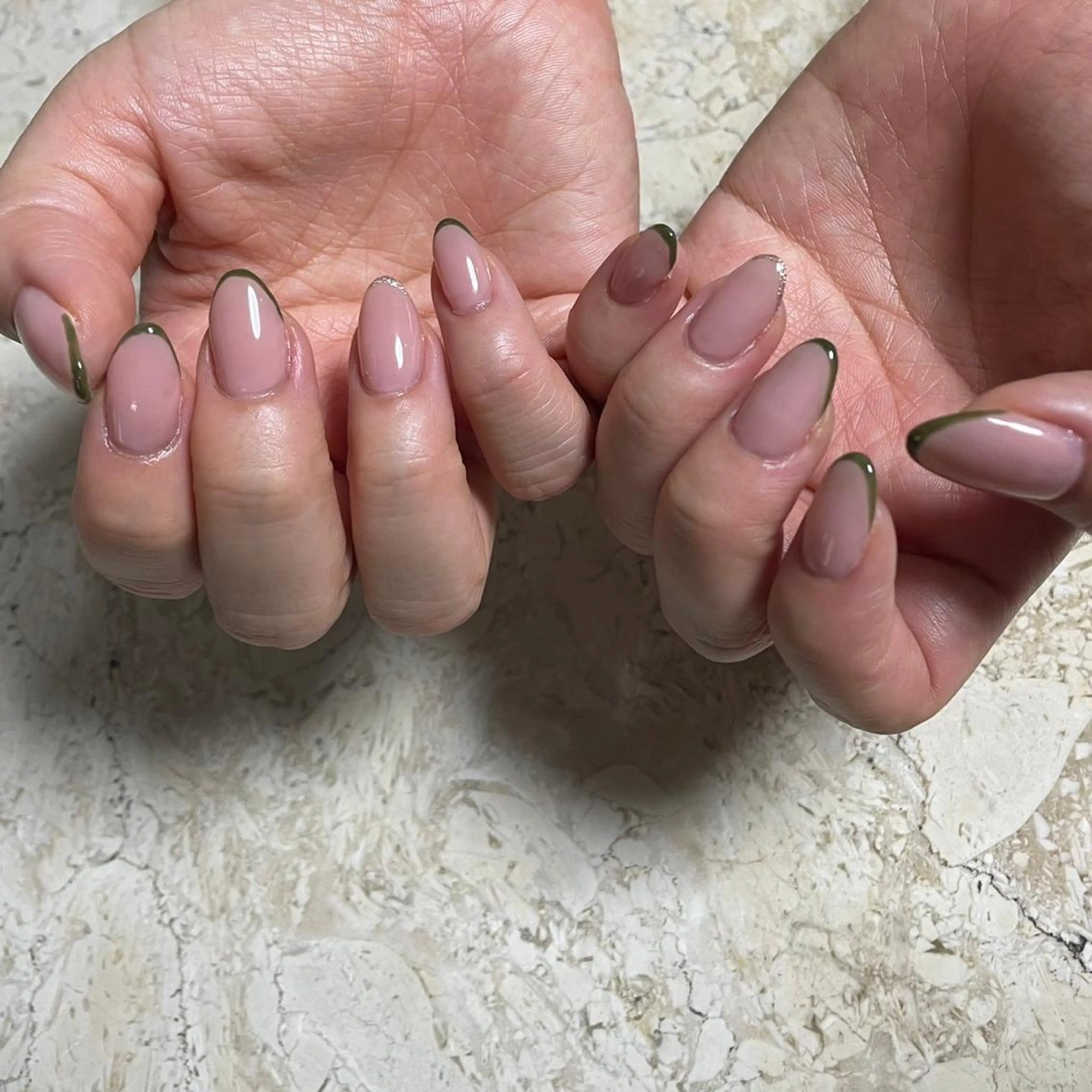 ネイル アートネイル フレンチネイル ジェルネイル 韓国ネイル 持ち込み nail salon mieux(ミュー)のネイルデザイン