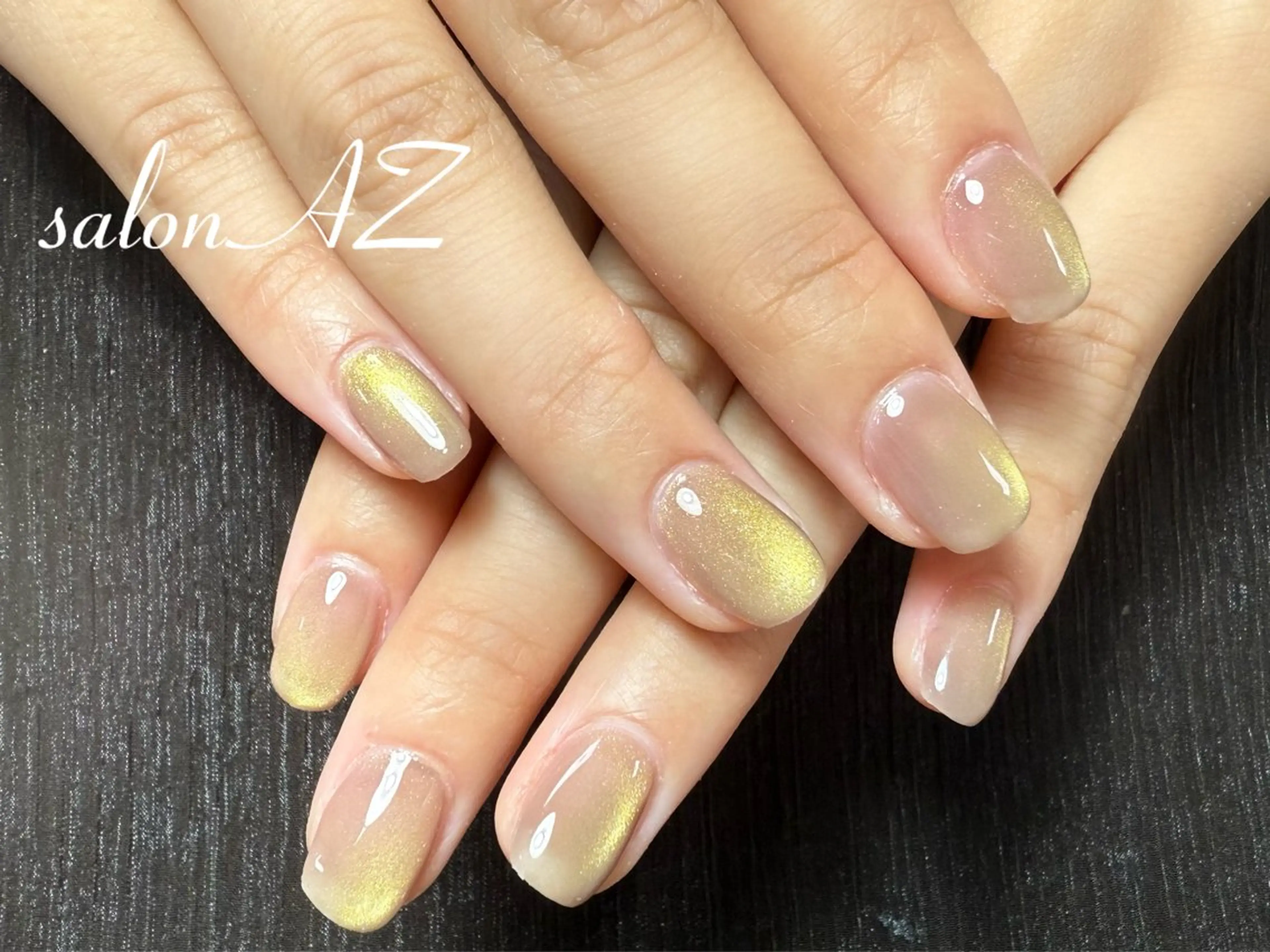 ネイル アートネイル 長さ出し フットネイル フレンチネイル ジェルネイル ハンドネイル Salon AZ所属・salon AZ jr.ネイリストのネイルデザイン