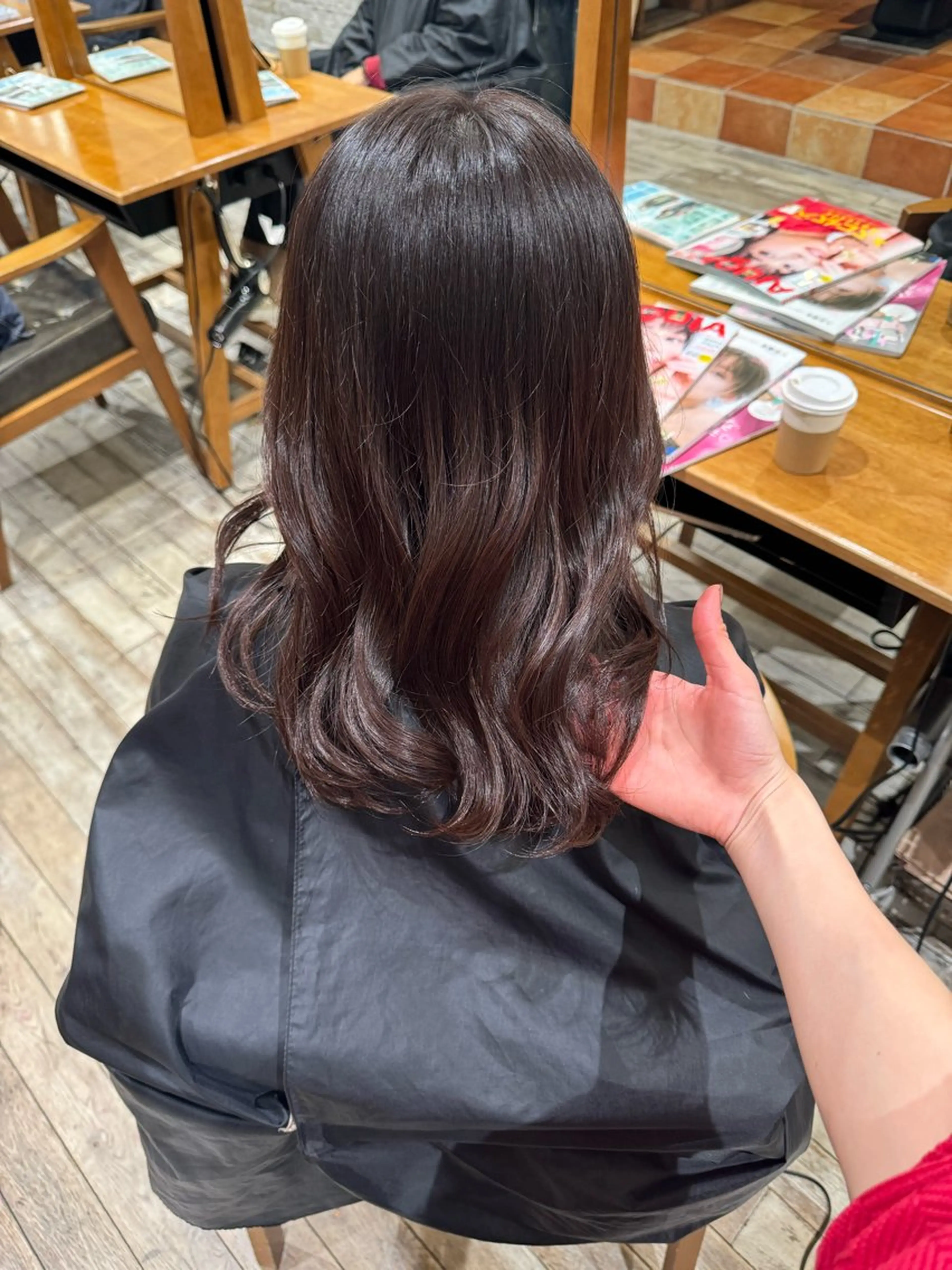 セミロング カラー ヘアカラー Aya/パーマ /表参道のヘアスタイル