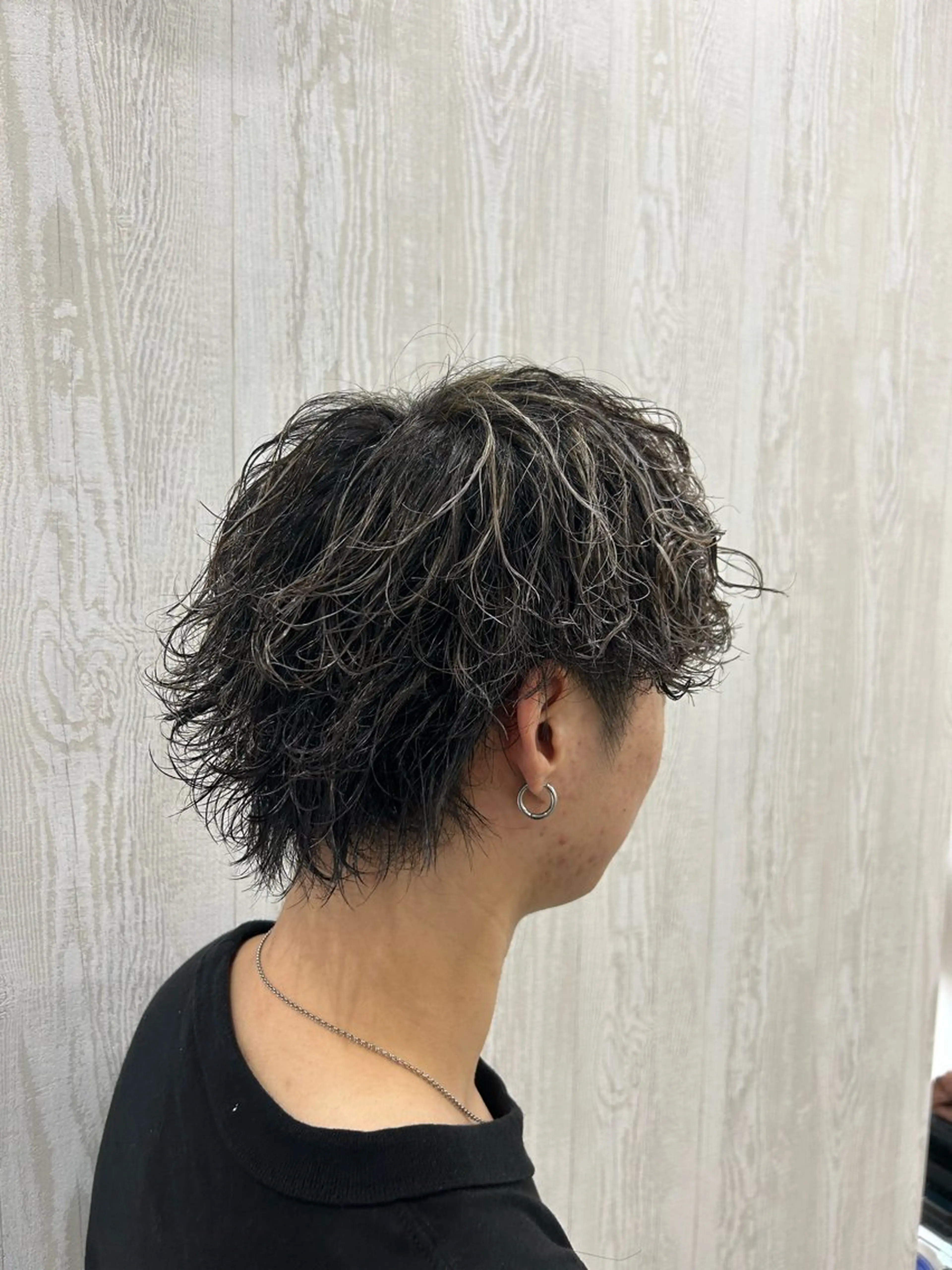 【メンズ限定】メンズカット＋パーマ＋メッシュキャップ カラーの写真