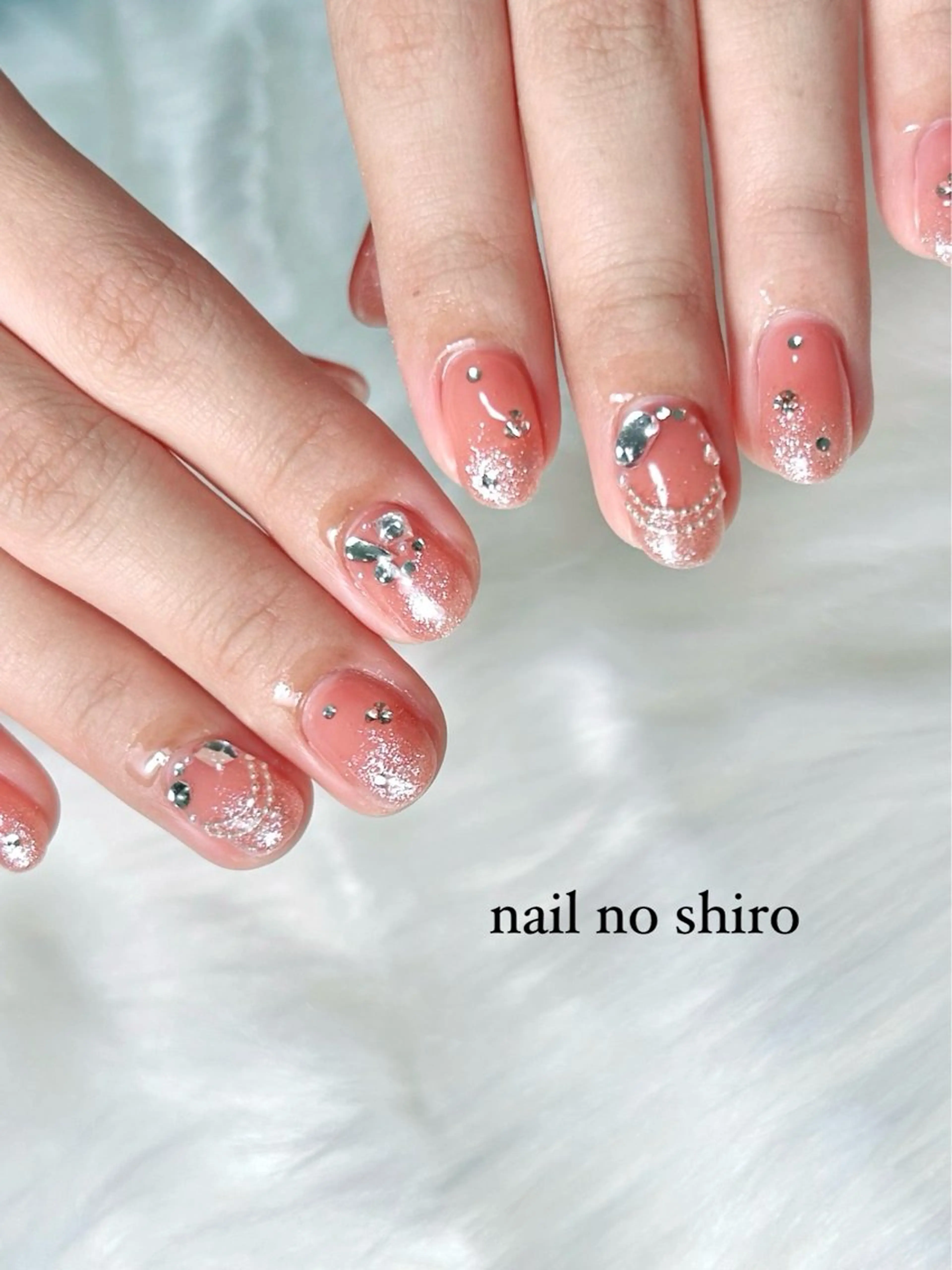 ネイル ピンク ハンドネイル nail no shiro/耳つぼのその他イメージ