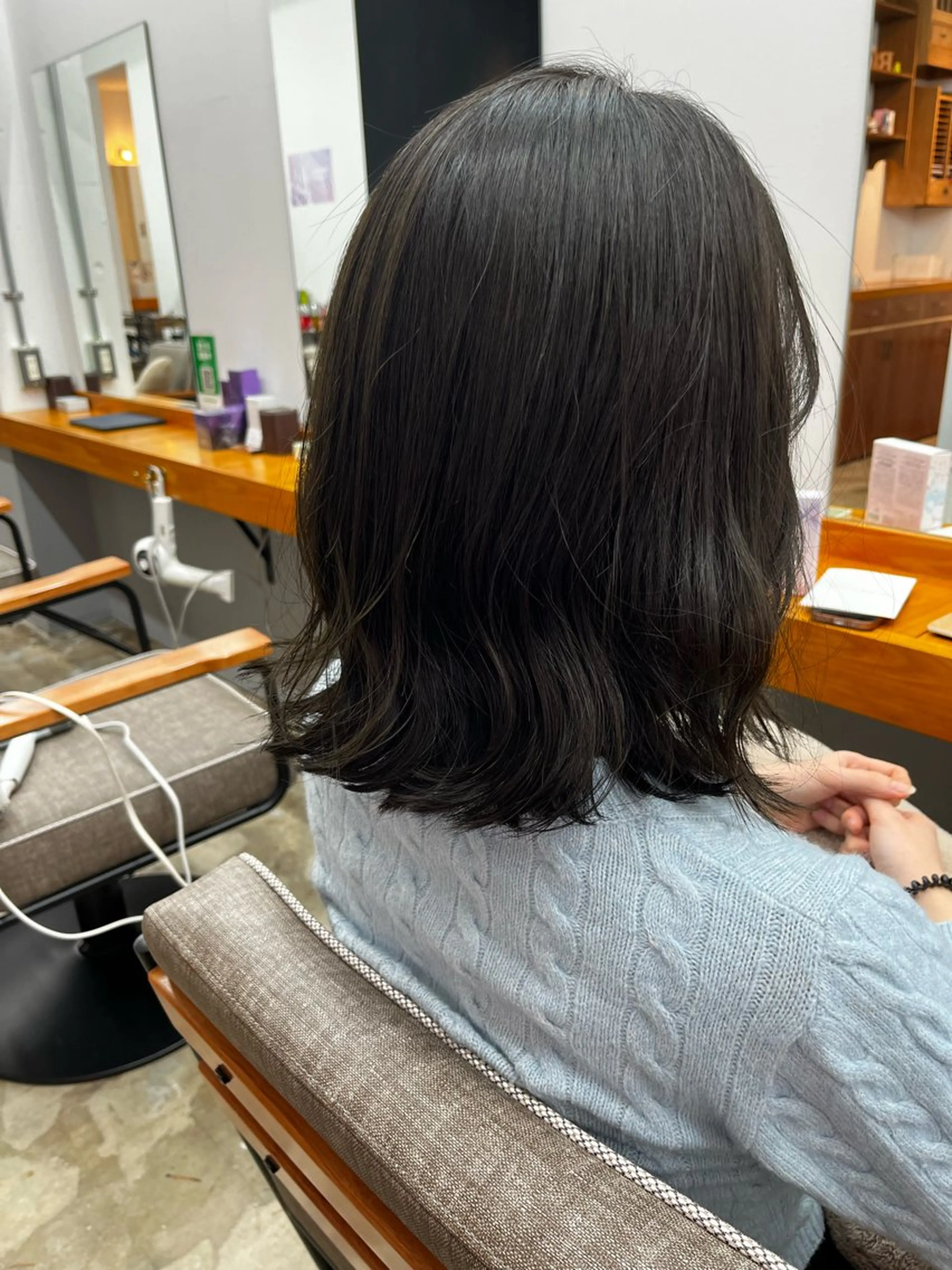 ミディアム ヘアカラー トリートメント ROSSO Hair＆SPA  香椎宮前店所属・SHIINA 香椎宮前店のヘアスタイル