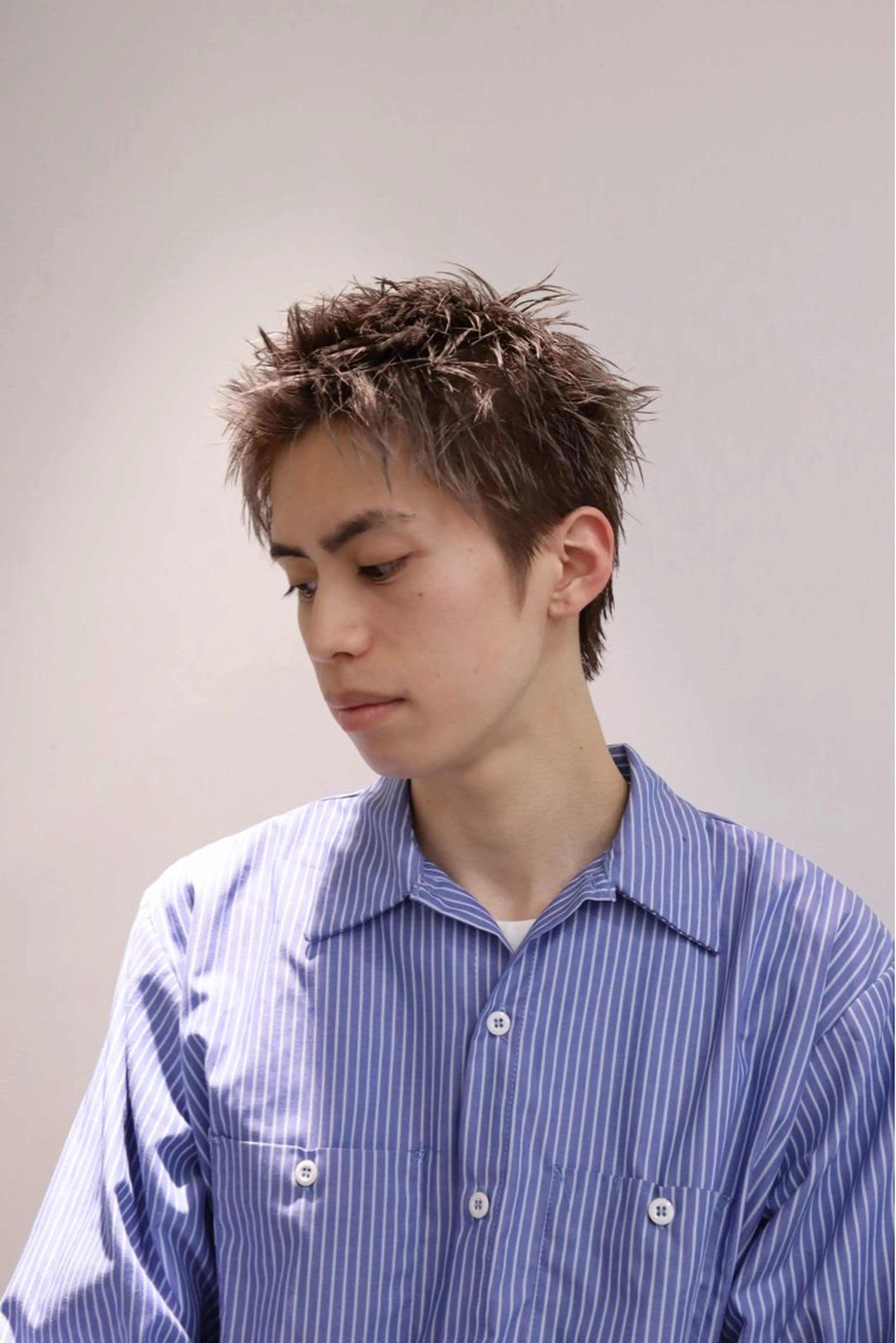 ショート カラー メンズ カット ヘアカラー トリートメント ヘアセット メンズ特化   西野 晴紀のヘアスタイル