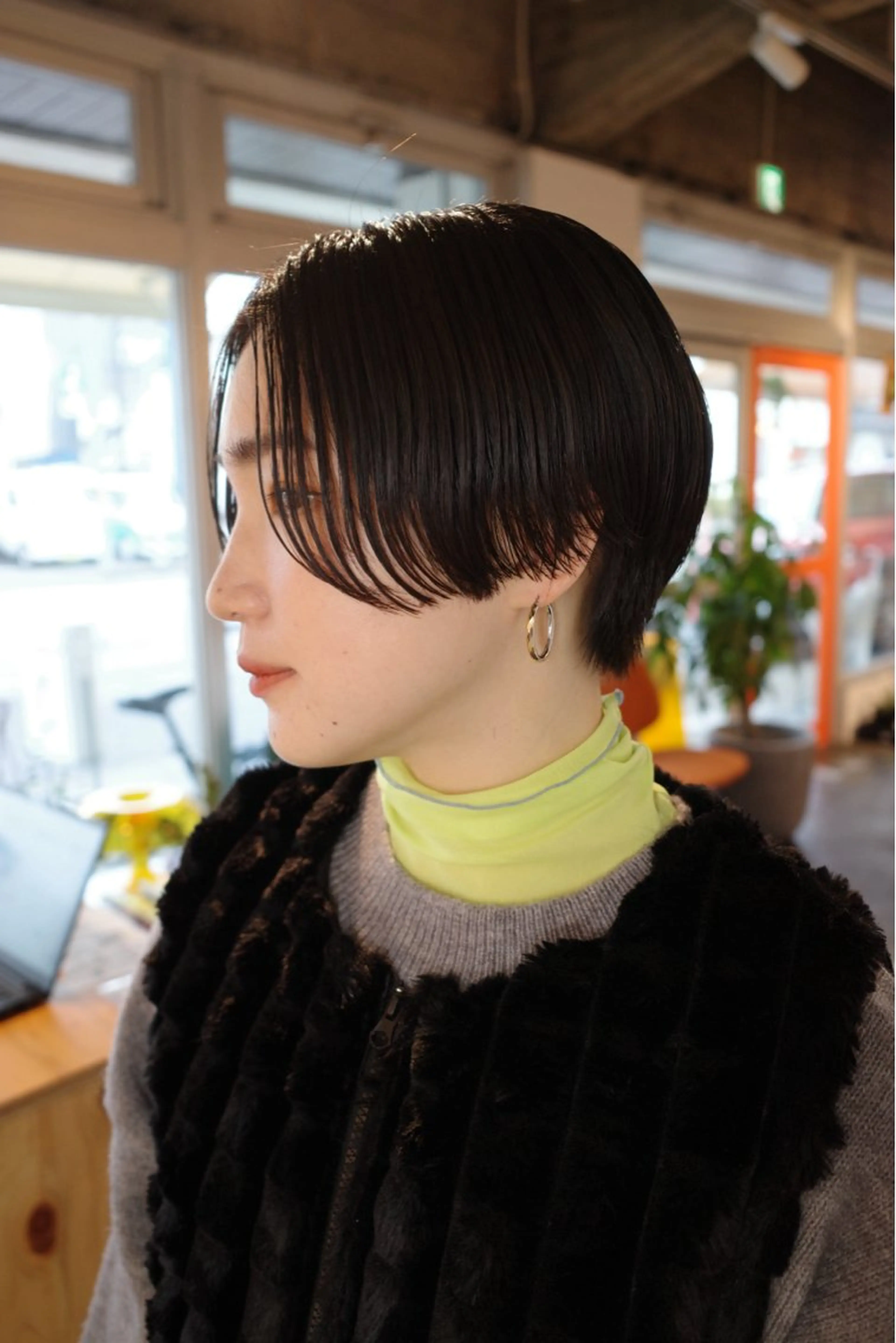 ショート ハンサムショート ショートヘア 永縄 結花のヘアスタイル