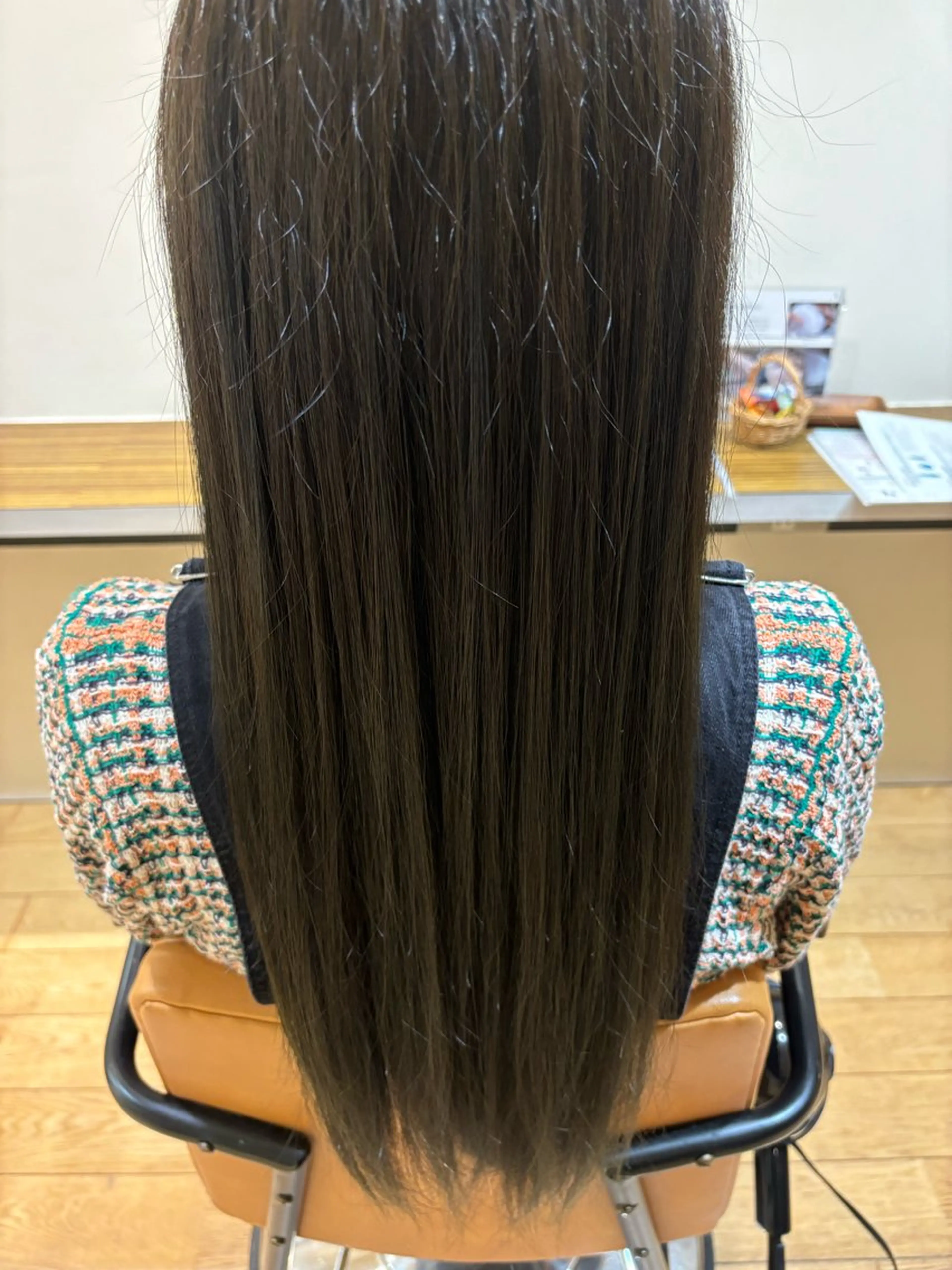 カラー ヘアカラー おもだか　がく /レディースカットのヘアスタイル