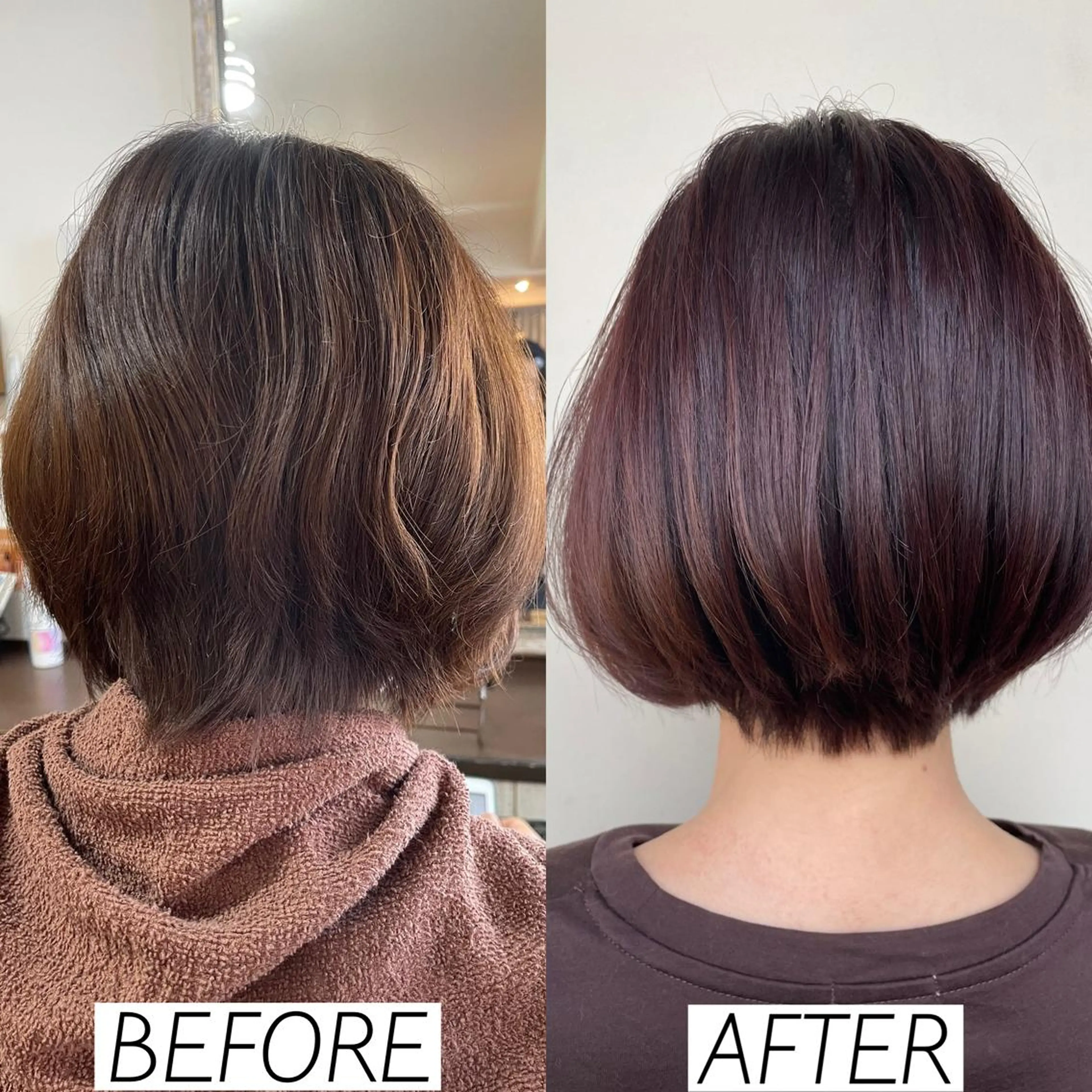 ショート カラー ブリーチ ブリーチなしカラー カット ヘアカラー トリートメント 森田 一平のヘアスタイル
