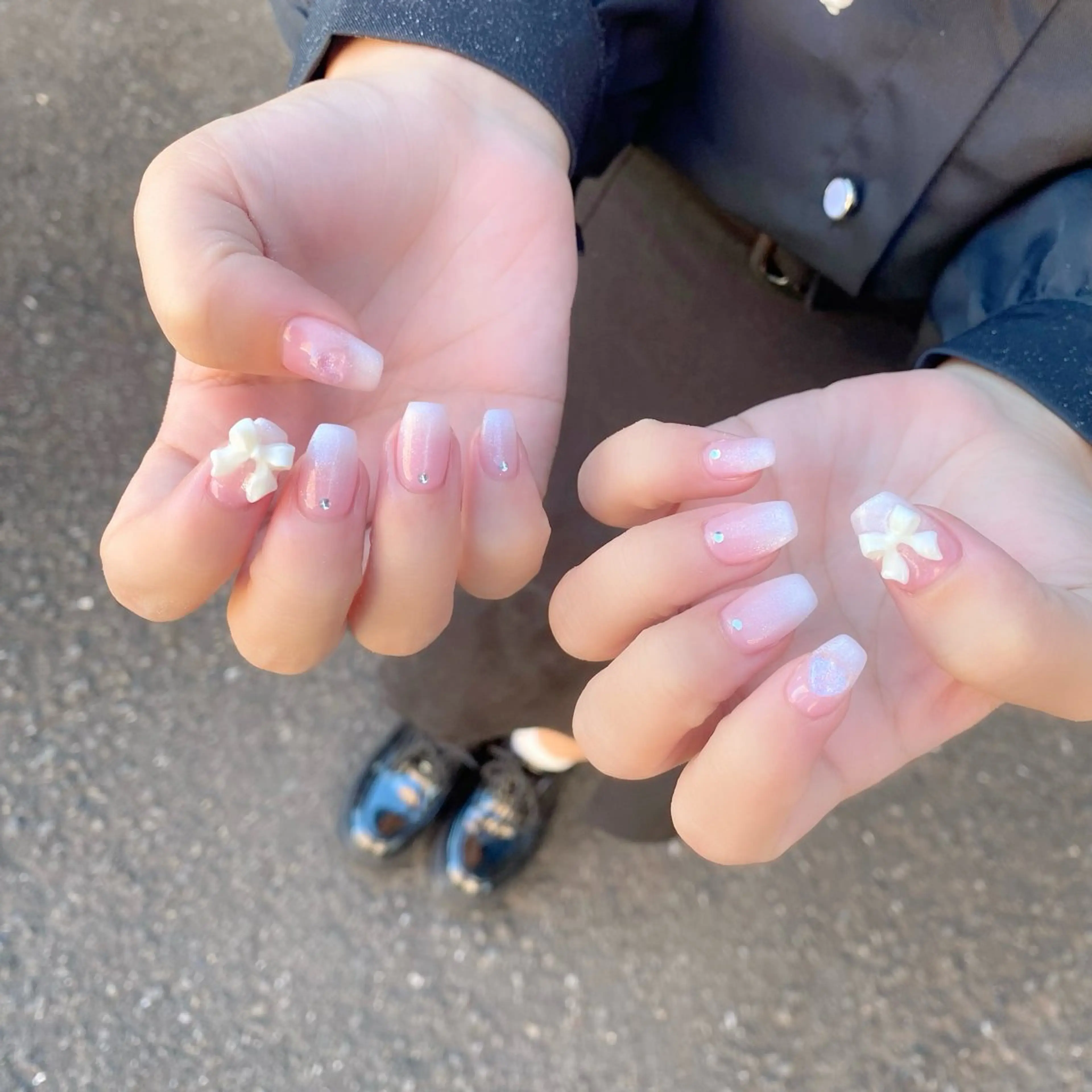 ネイル ハート リボン Salon Ｋのネイルデザイン