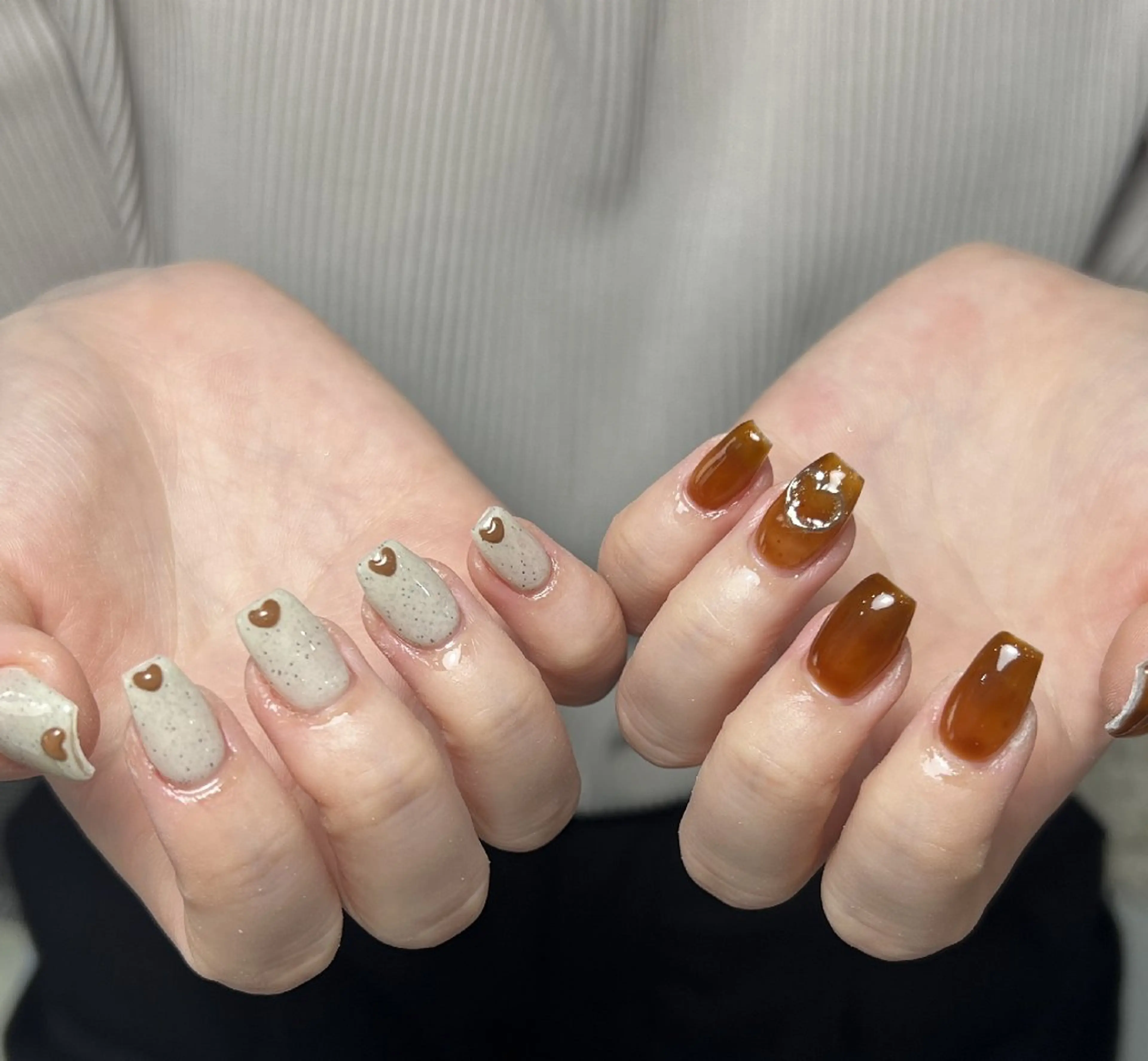 ネイル アートネイル フレンチネイル ジェルネイル ガーリー キラキラネイル ハンドネイル UM Nail Salonのネイルデザイン