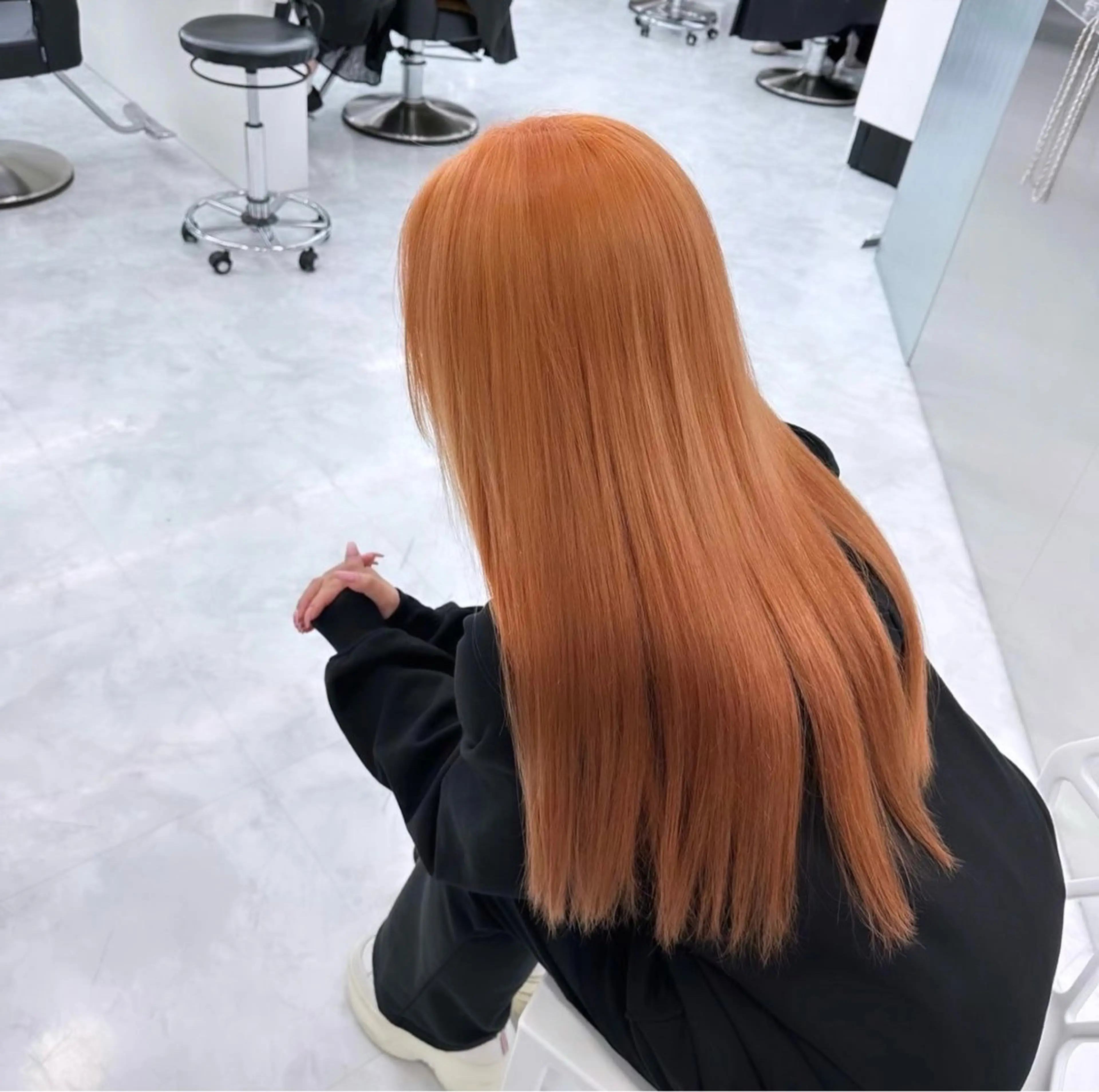 ケア材込のダブルカラー+炭酸泉+スタイリング⛓️の写真
