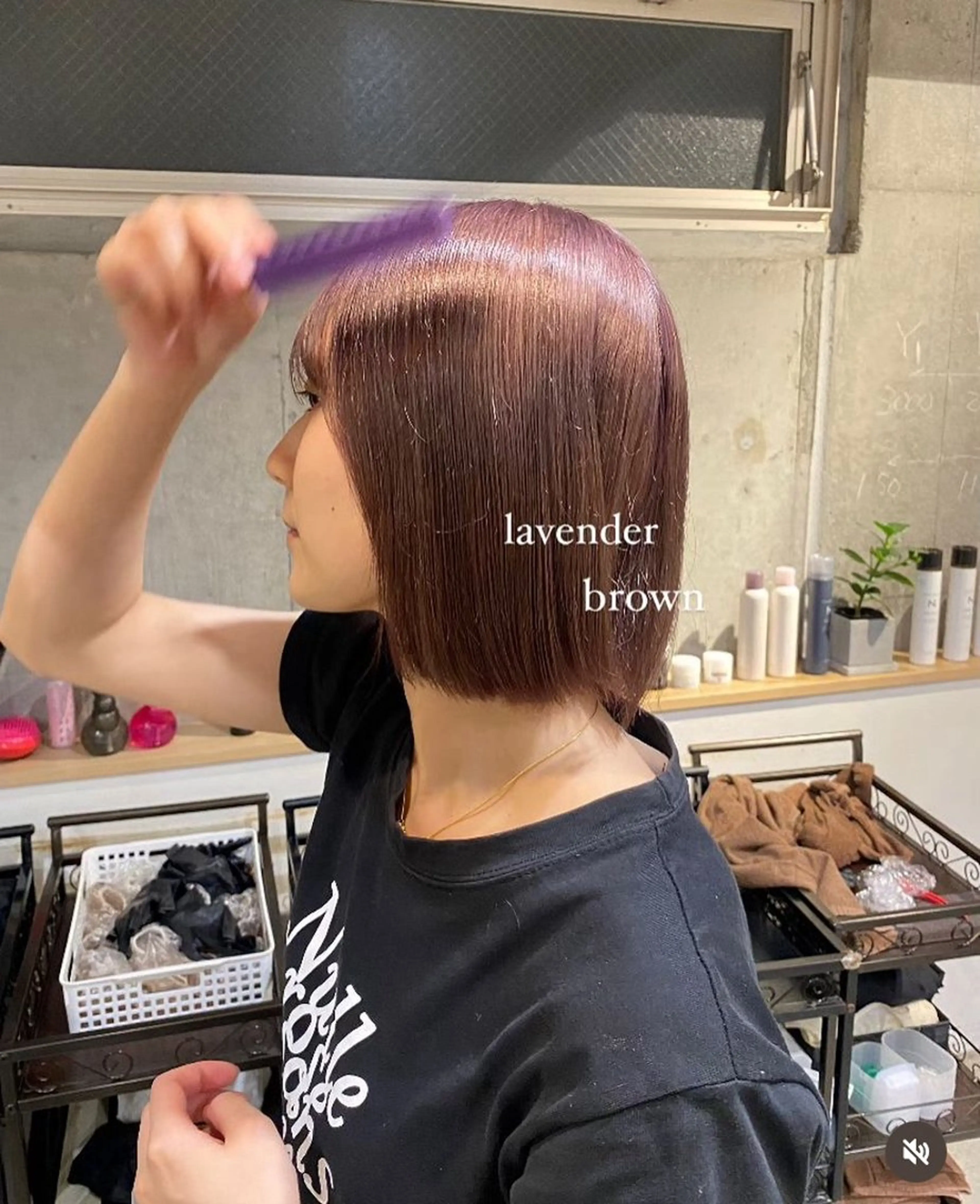 カラー ブリーチ ダブルカラー イルミナカラー 上野 莉菜のヘアスタイル