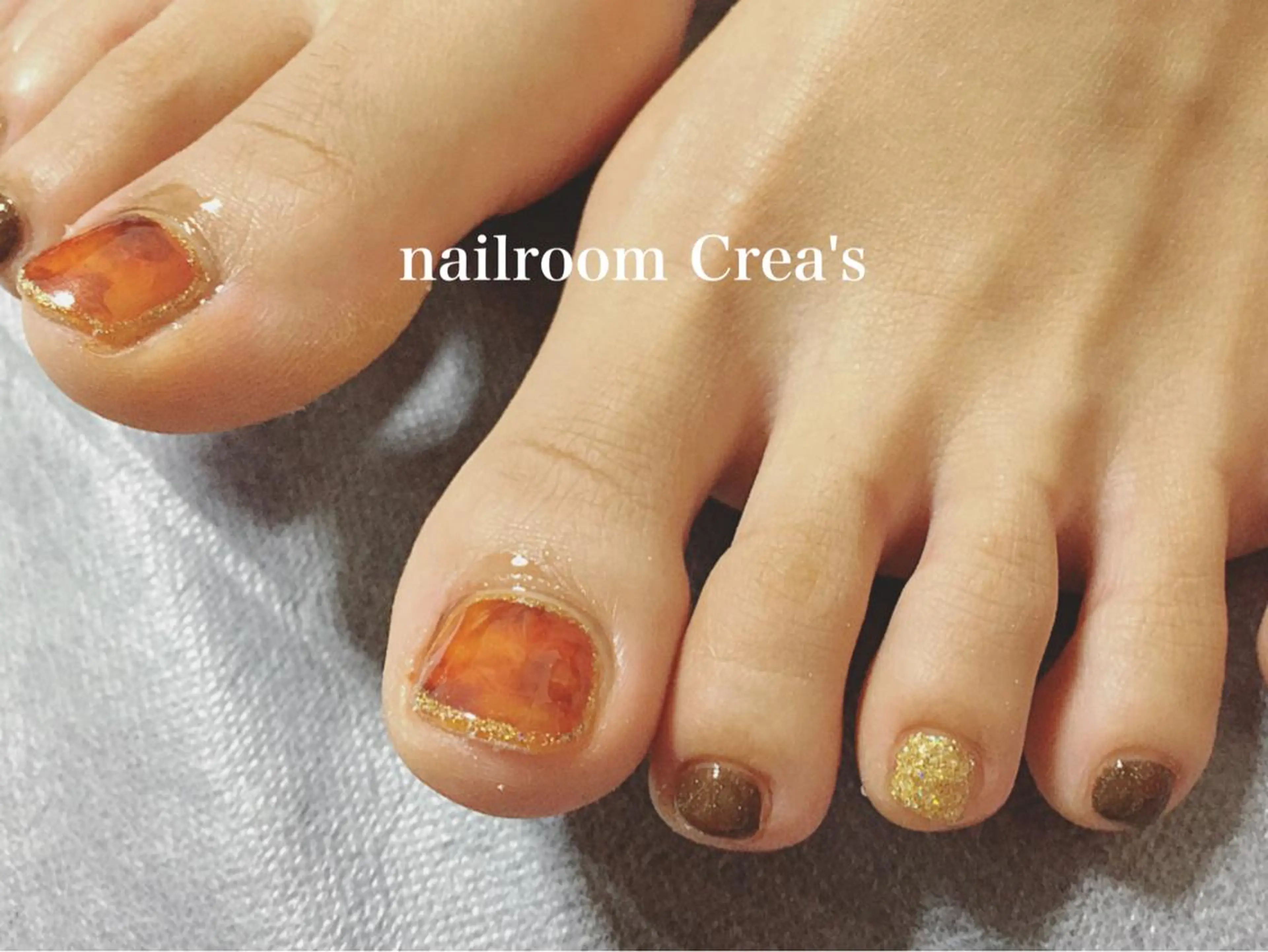 ネイル アートネイル フットネイル シンプルネイル nailroom Crea'sのネイルデザイン