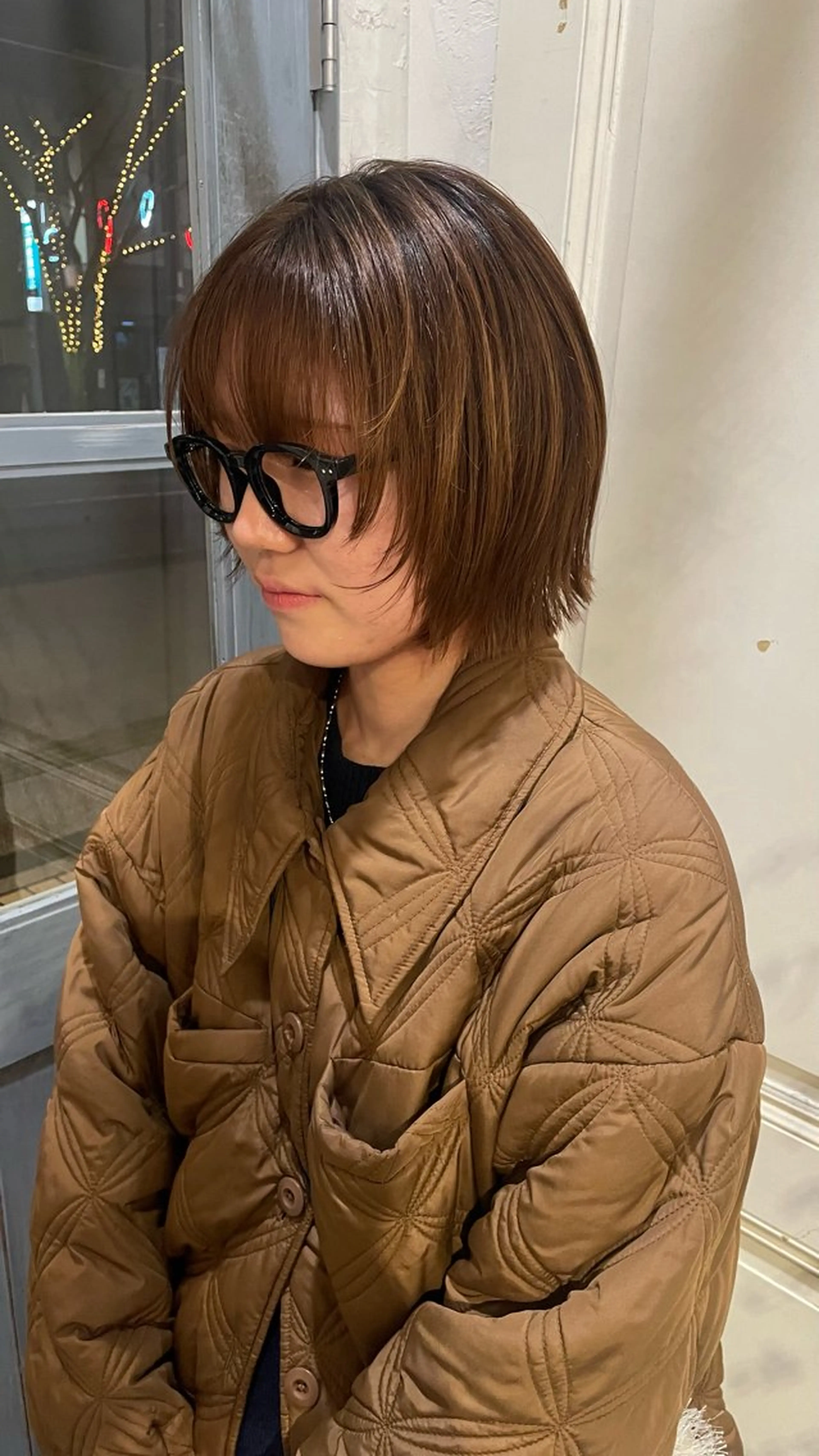 ショート レイヤーカット { door } Kawasakiのヘアスタイル