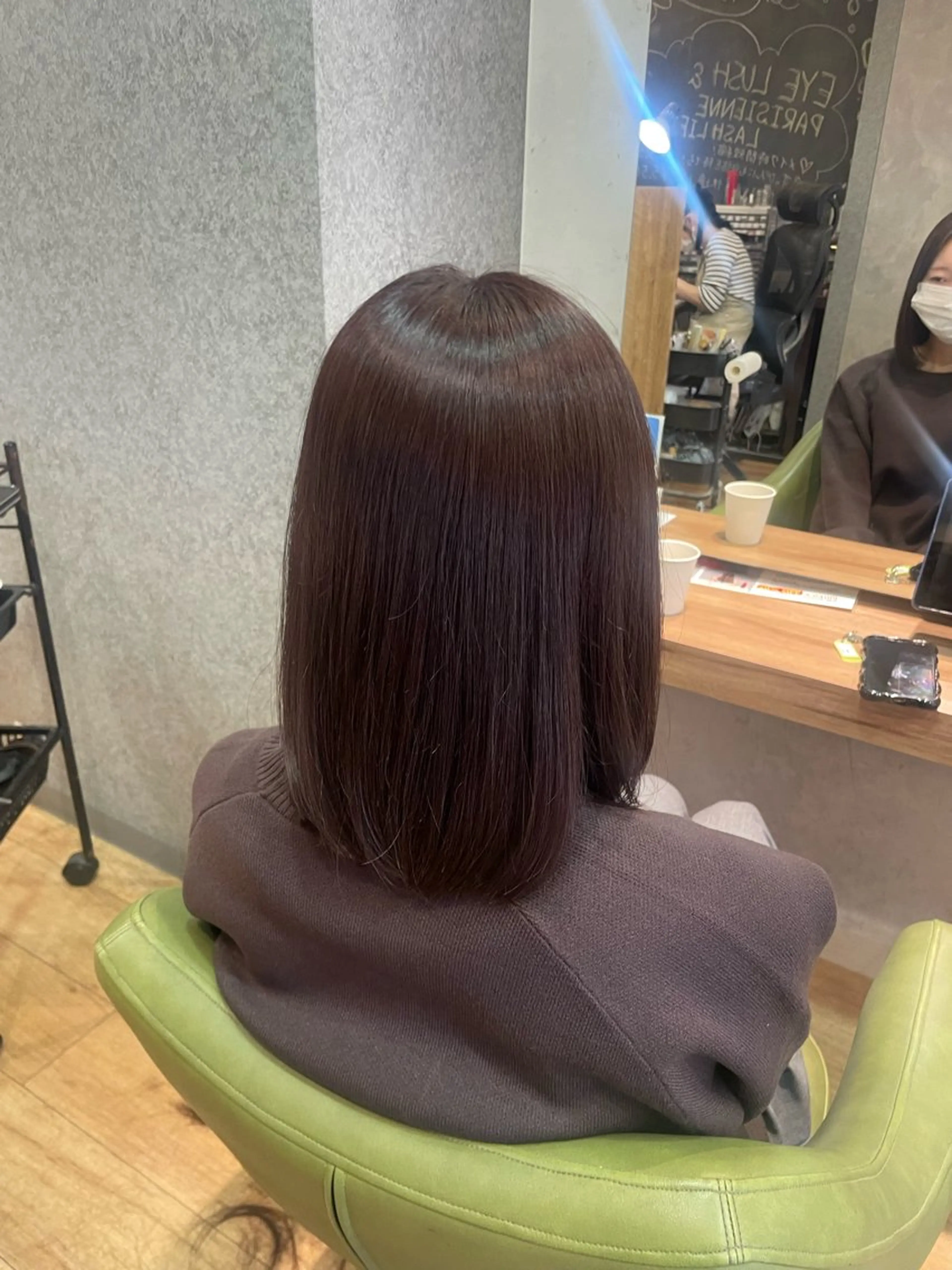 ミディアム カラー 透明感カラー 髪質改善/Bloss om🌷高橋沙衣のヘアスタイル