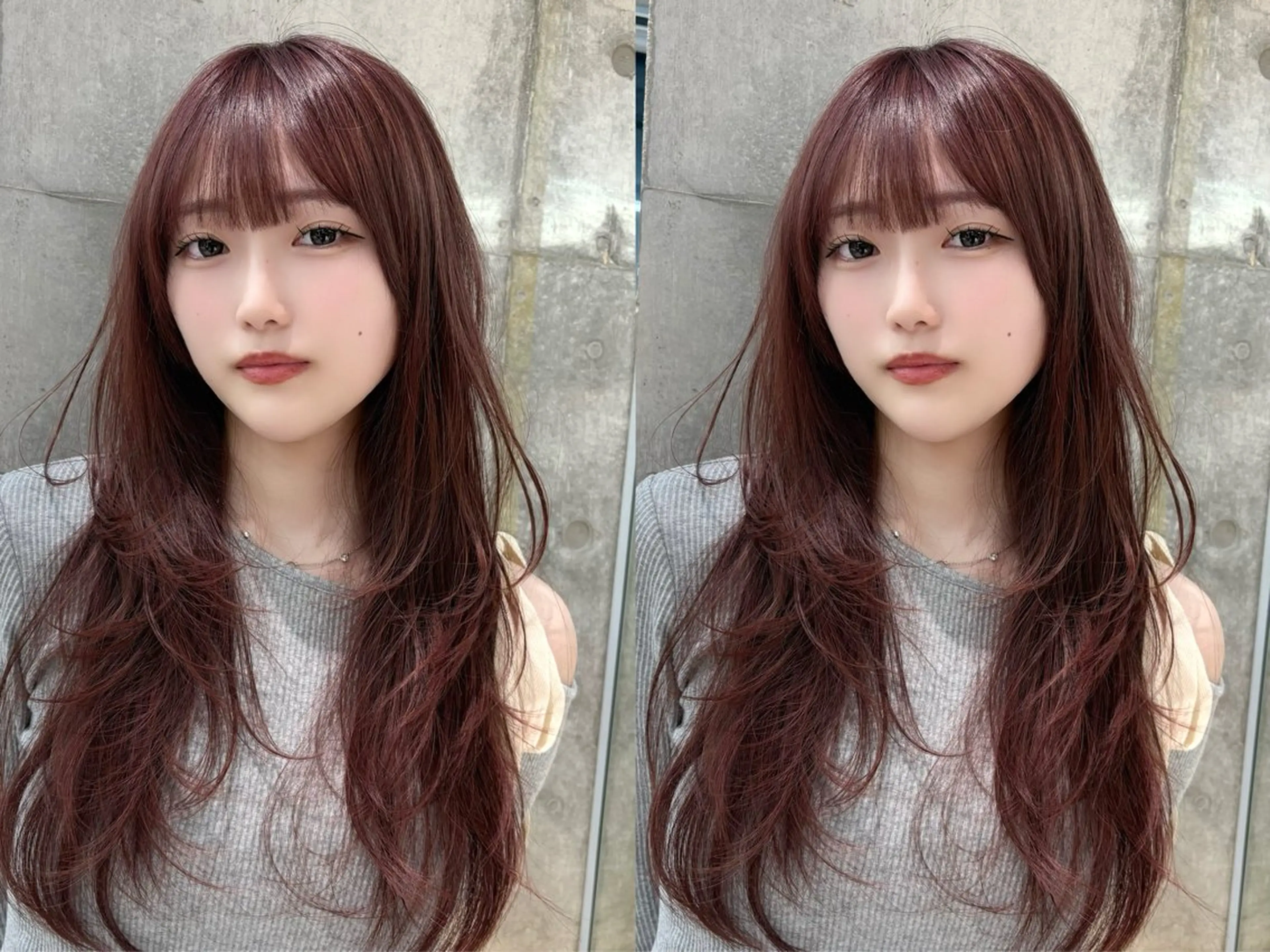 ロング カラー ロング カット ヘアカラー トリートメント 韓国🇰🇷レイヤー 透明感/秀瑛🩶のヘアスタイル