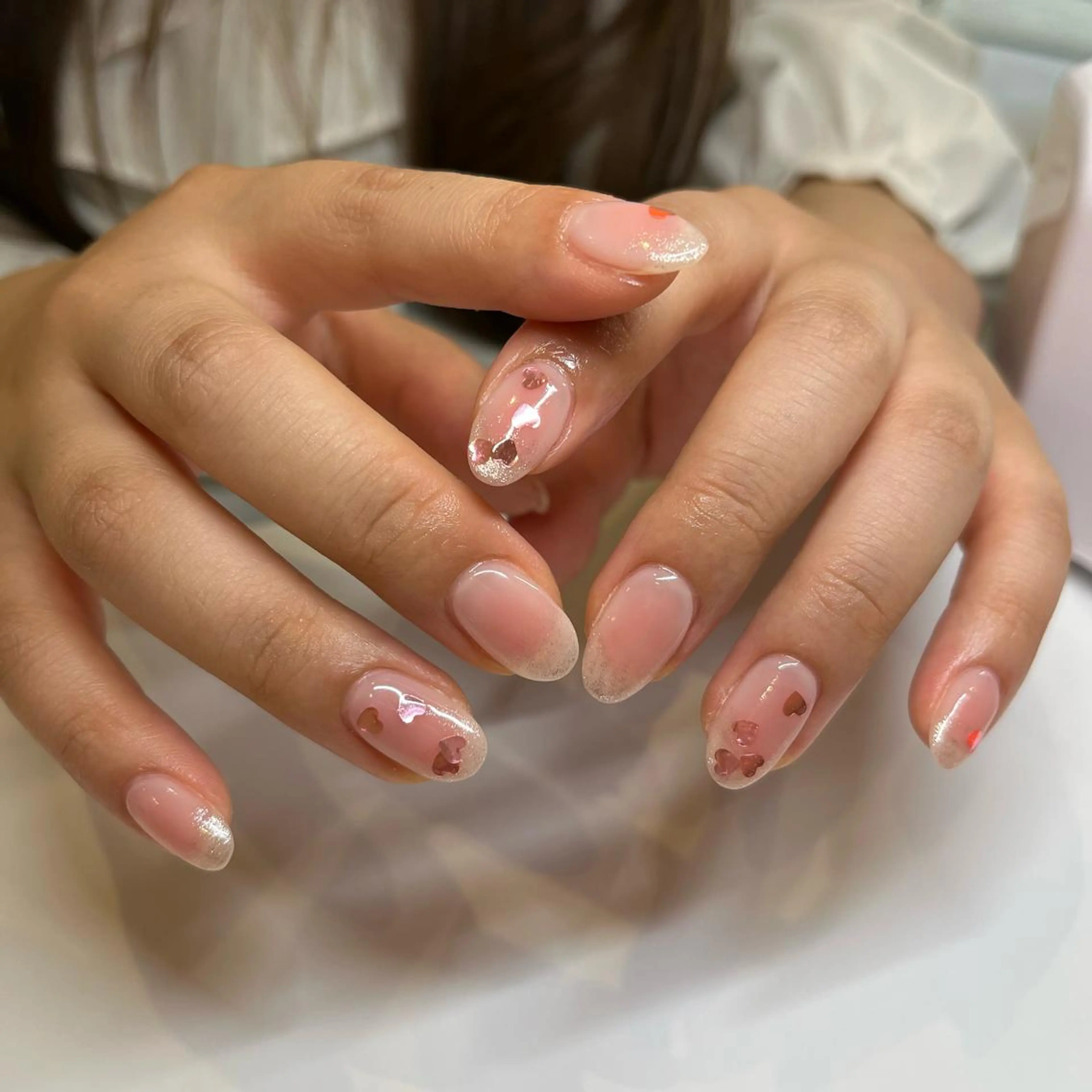 ネイル チークネイル 杏花梨 ROCCOnailのネイルデザイン