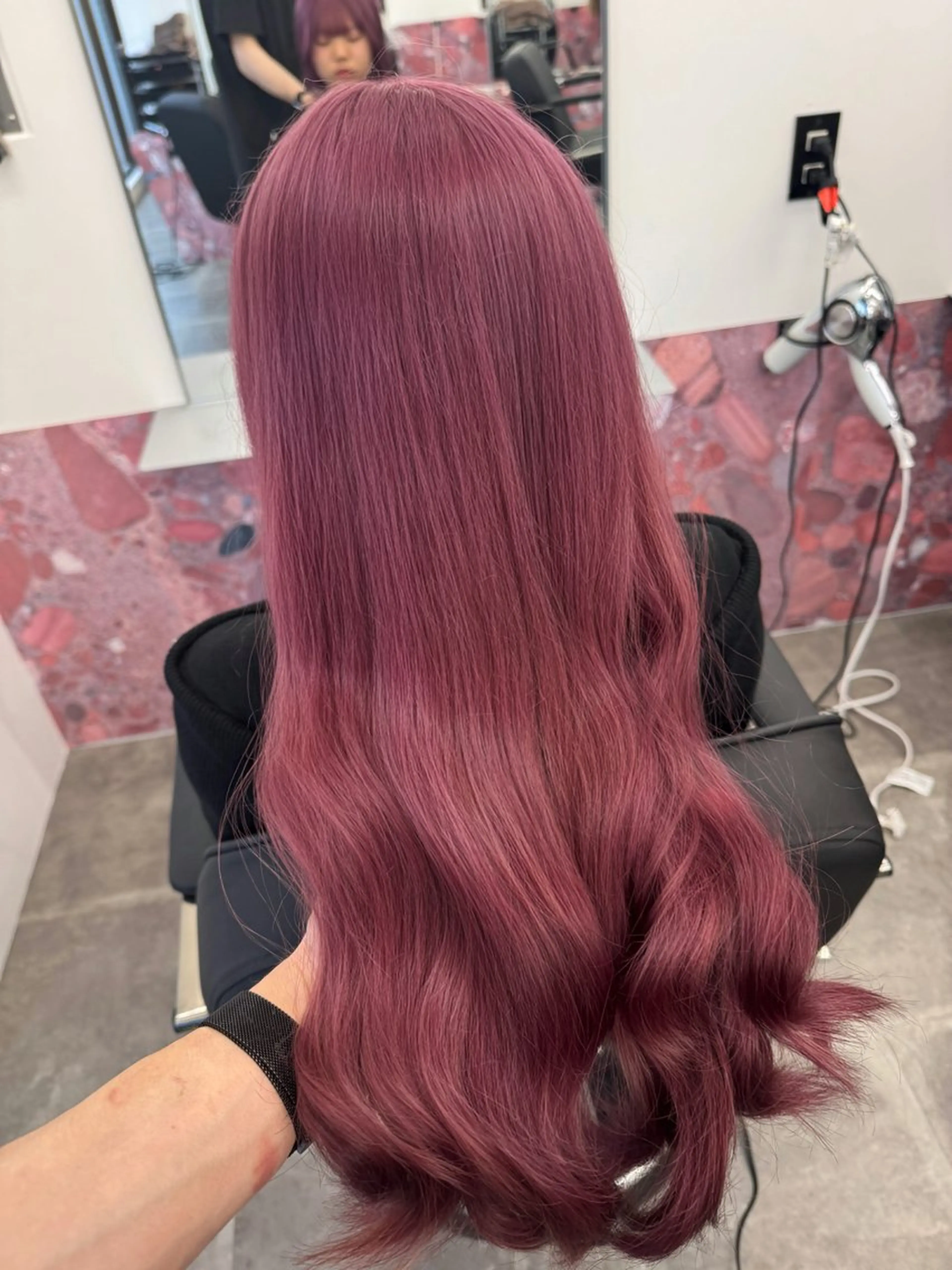 ロング カラー ブリーチ 透明感カラー ヘアカラー トリートメント 韓国ヘア特化 TAKESHIのヘアスタイル