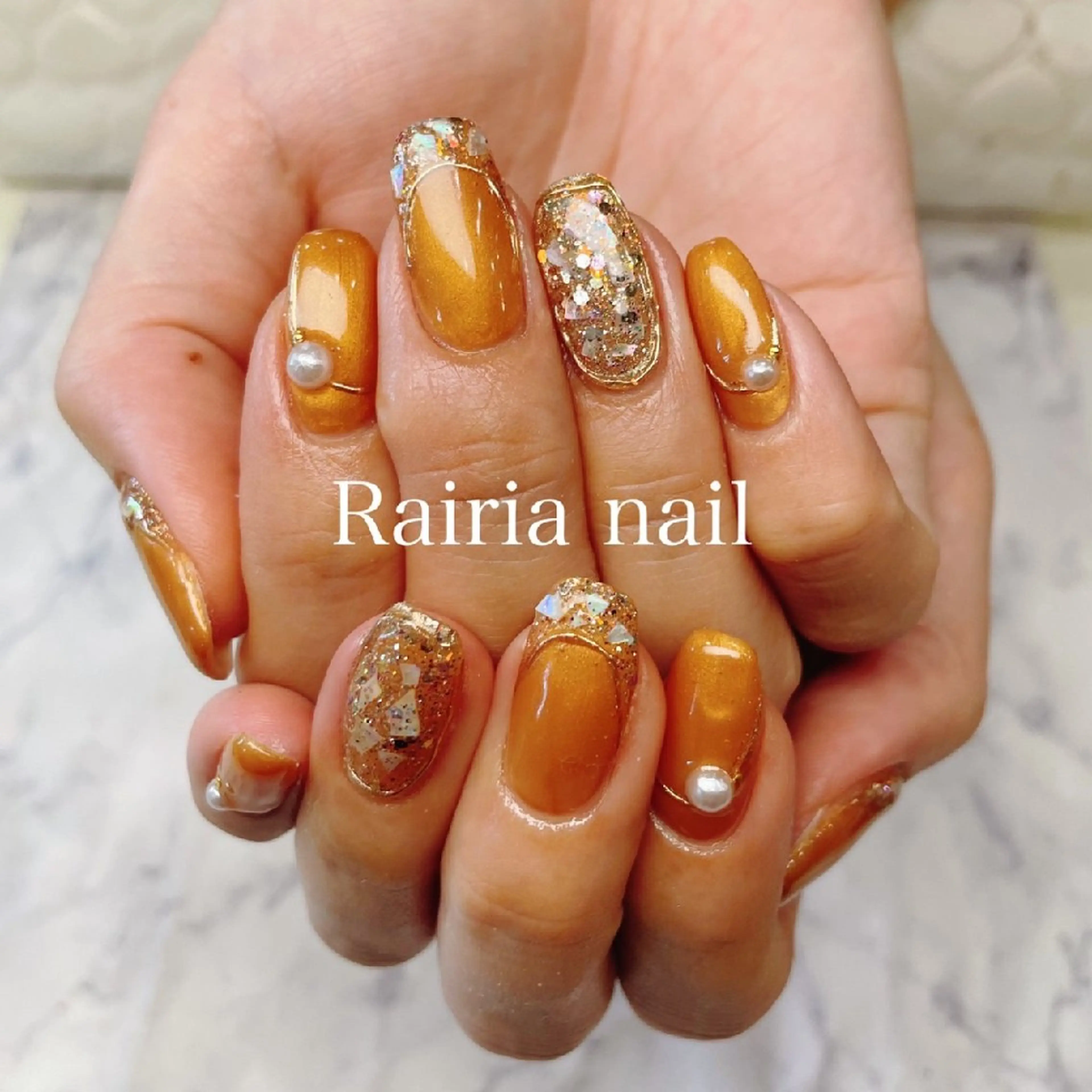 ネイル アートネイル ジェルネイル ニュアンスネイル パラジェル Rairianail 小手指店のネイルデザイン